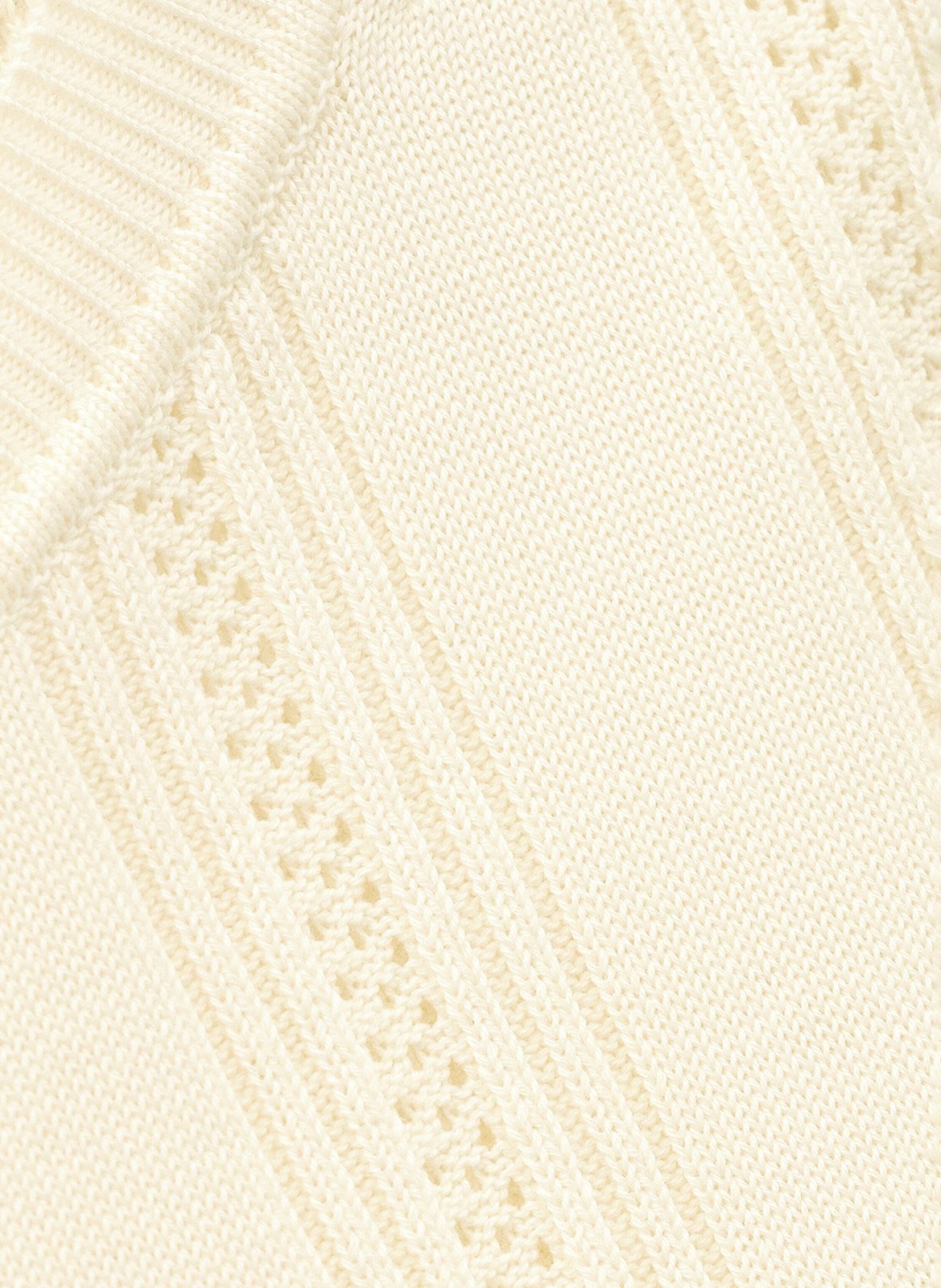 Top met 3/4-mouwen in ajourbreisel Soren BA&SH Beige