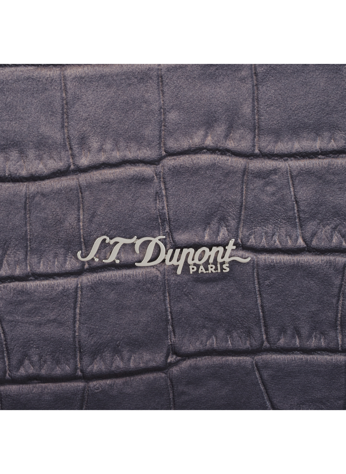 Atelier calfskin leather shoulder bag S.T. DUPONT Black