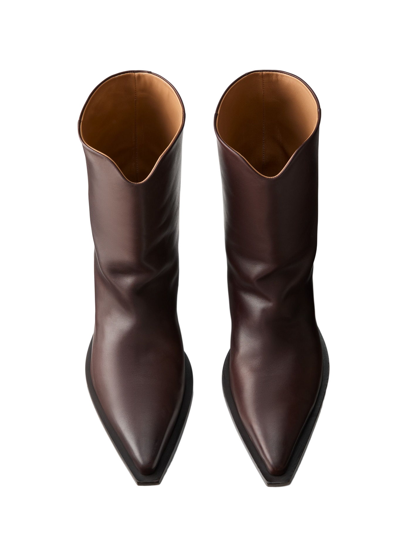 Cheer leather ankle boots CALVIN KLEIN COLLECTION Brown