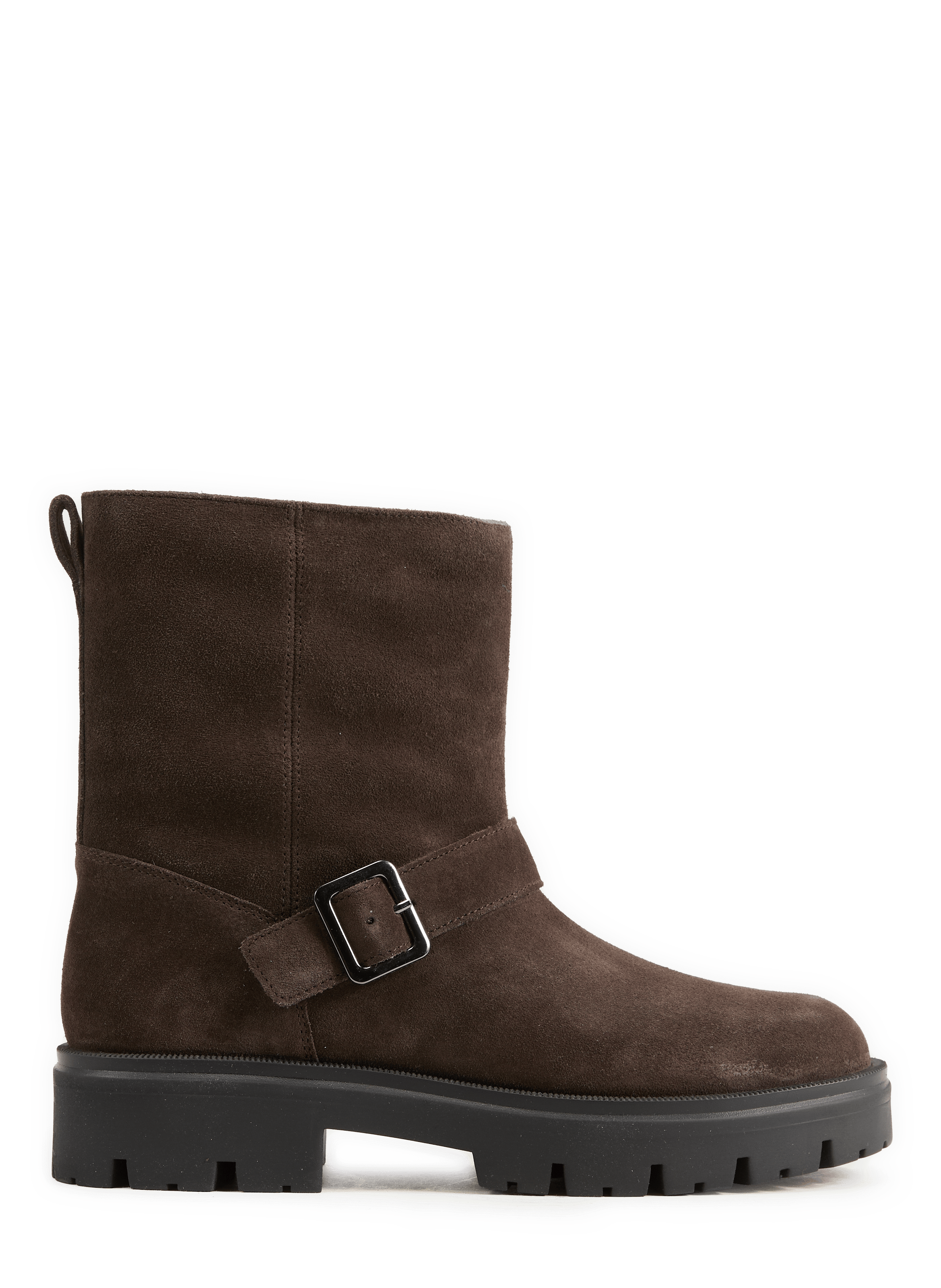 Leather ankle boots GEOX Brown