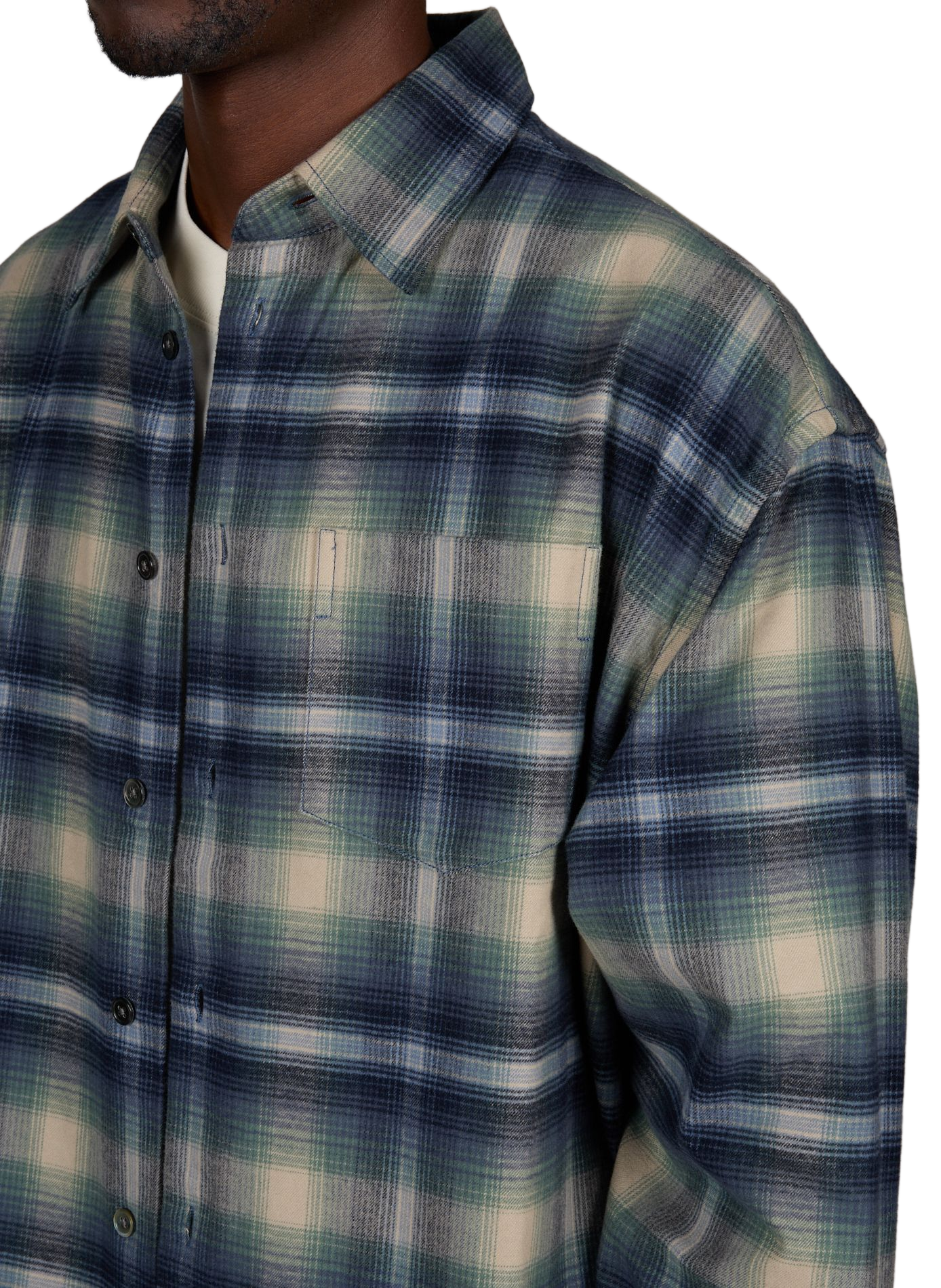 Straight cotton check shirt BELLEROSE Multicolour