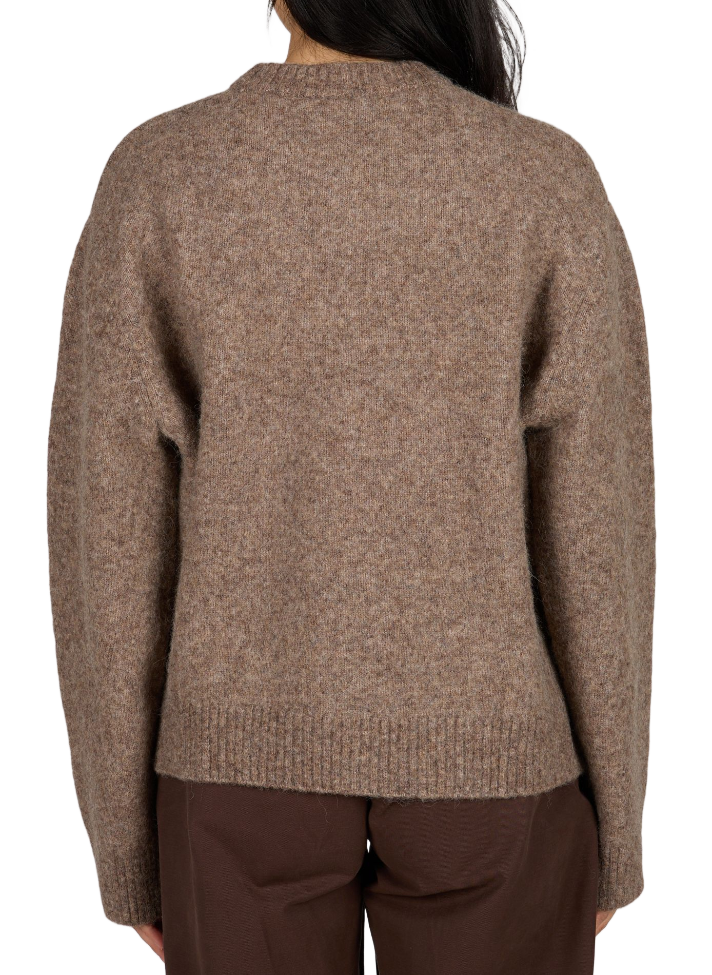 Mixed wool and alpaca Candi sweater A.P.C. Brown