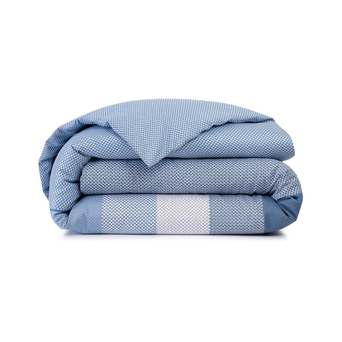 Housse de couette en satin de coton, logan BOSS HOME Bleu