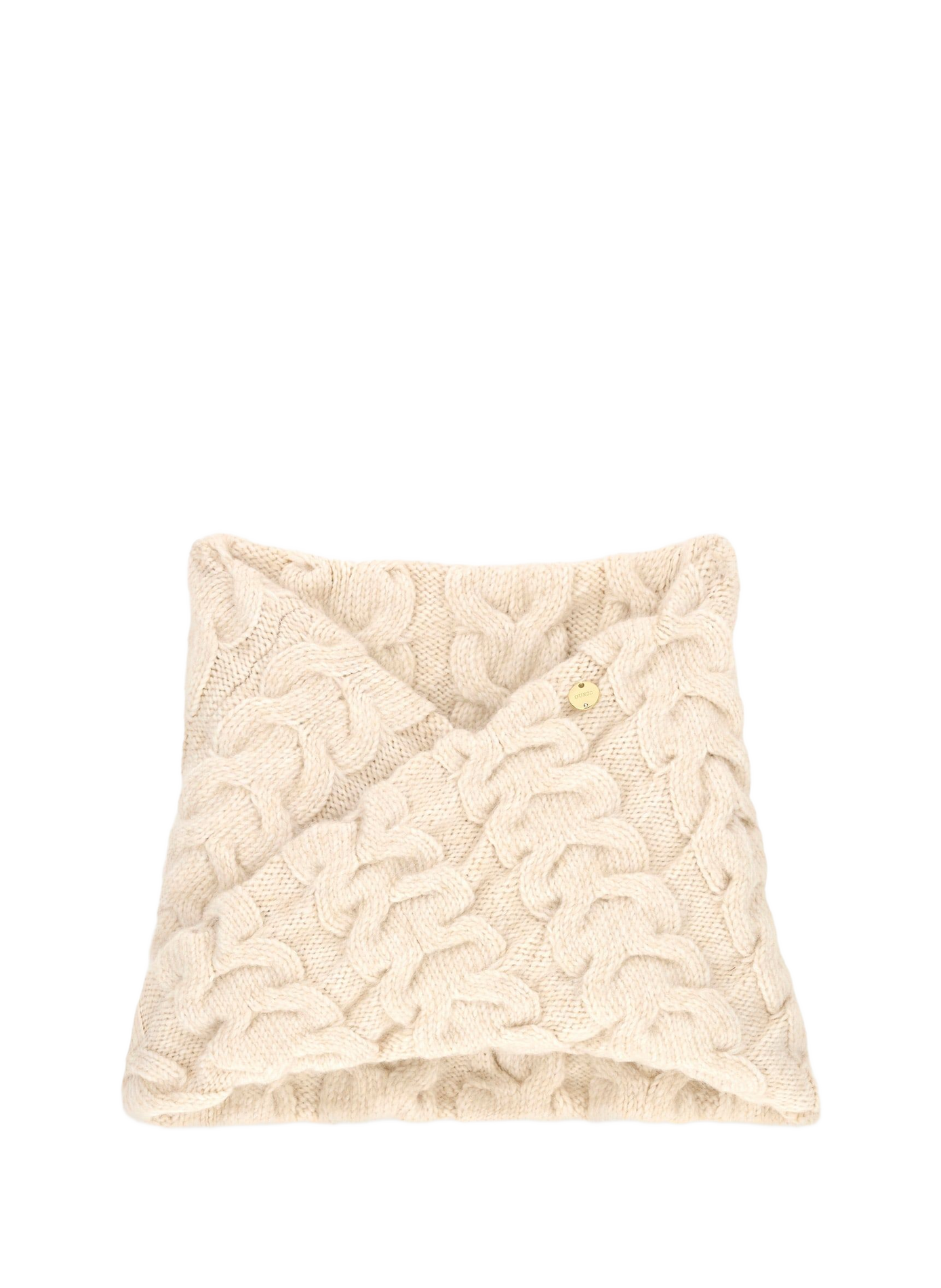 Knitted neck warmer GUESS White