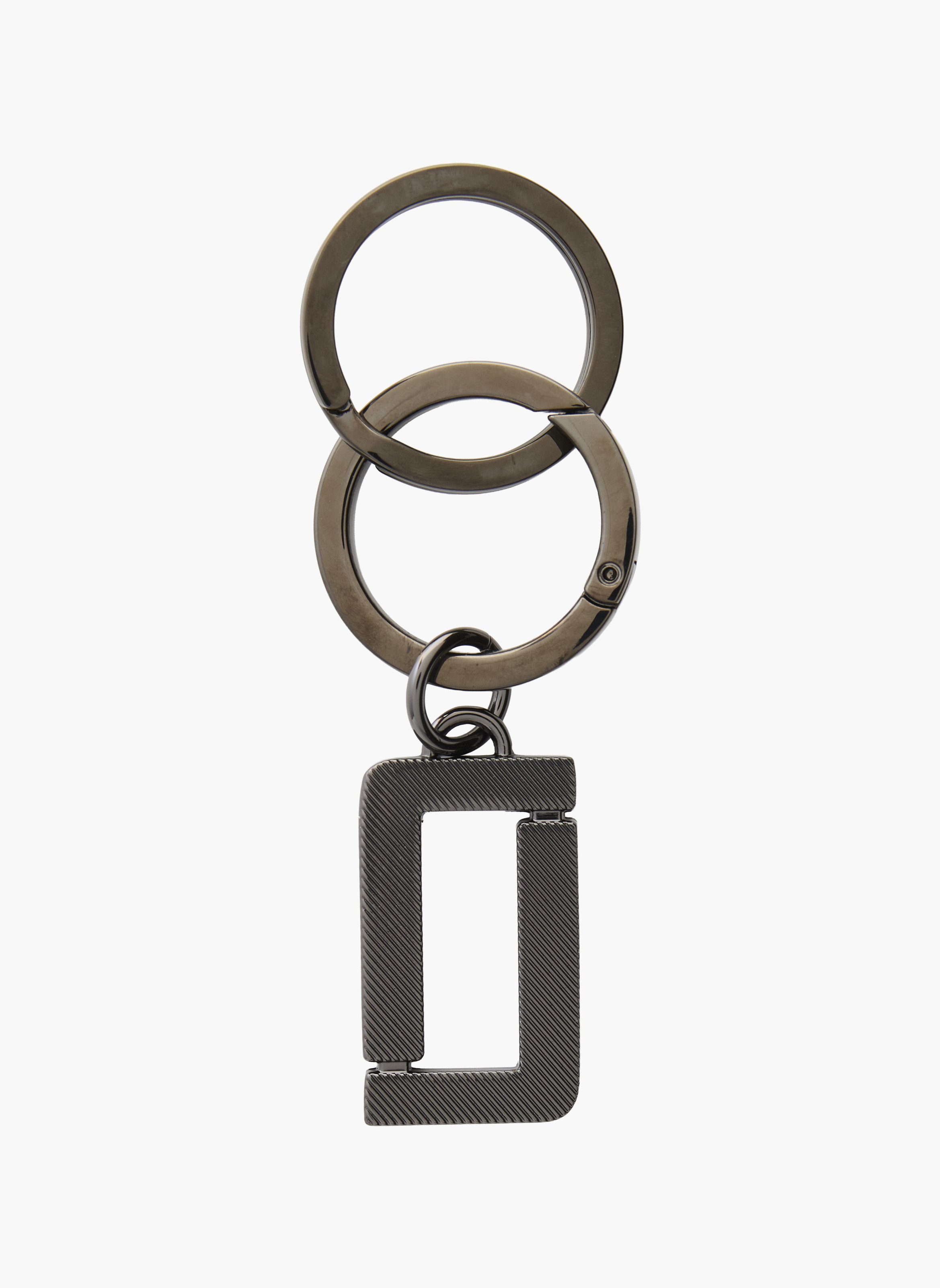 Porte-clés double l LANCEL Argent