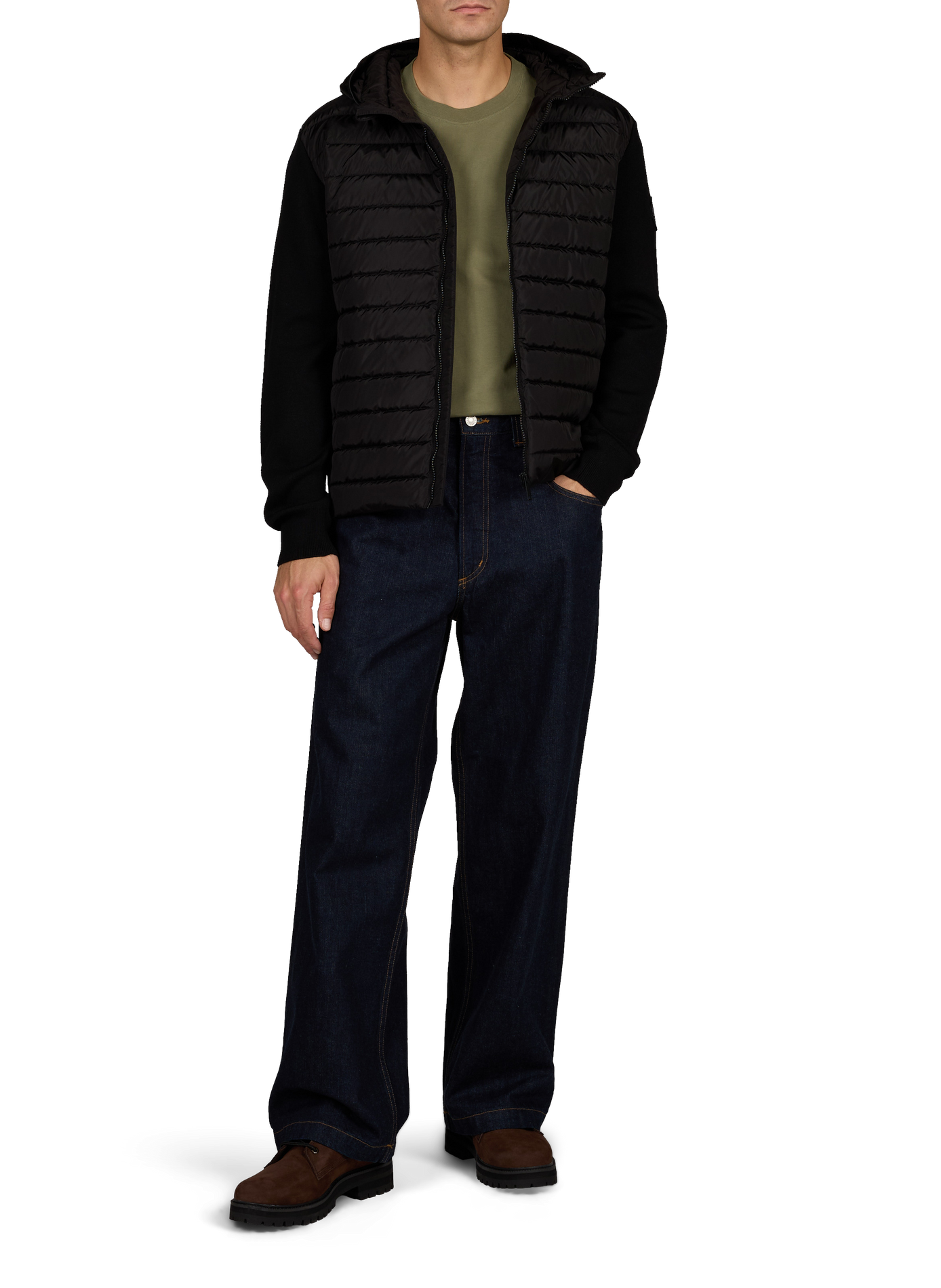 HYBRIDGE quilted wool jacket CANADA GOOSE Black