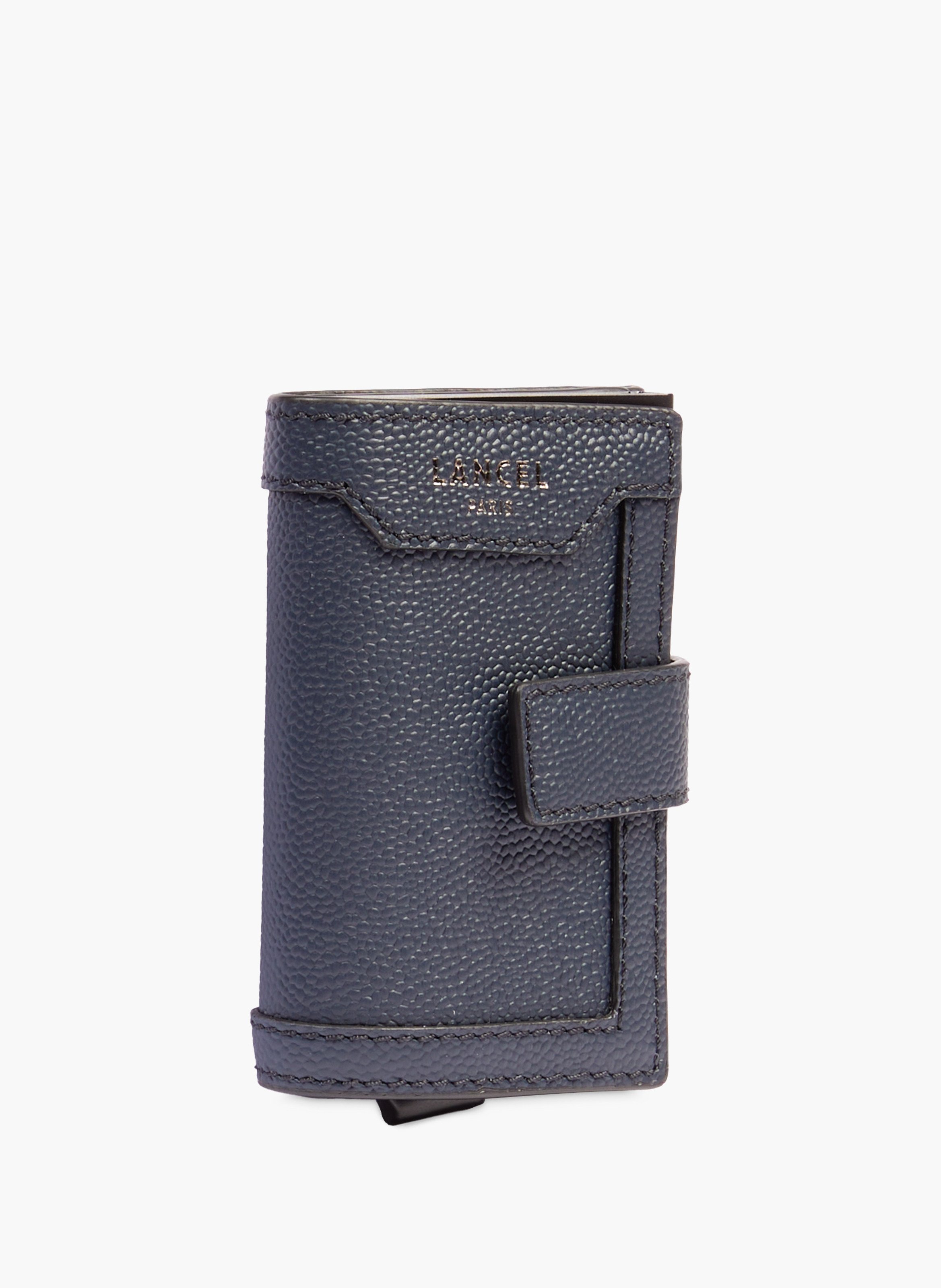 Porte-cartes smart charlie de lancel en cuir LANCEL Bleu