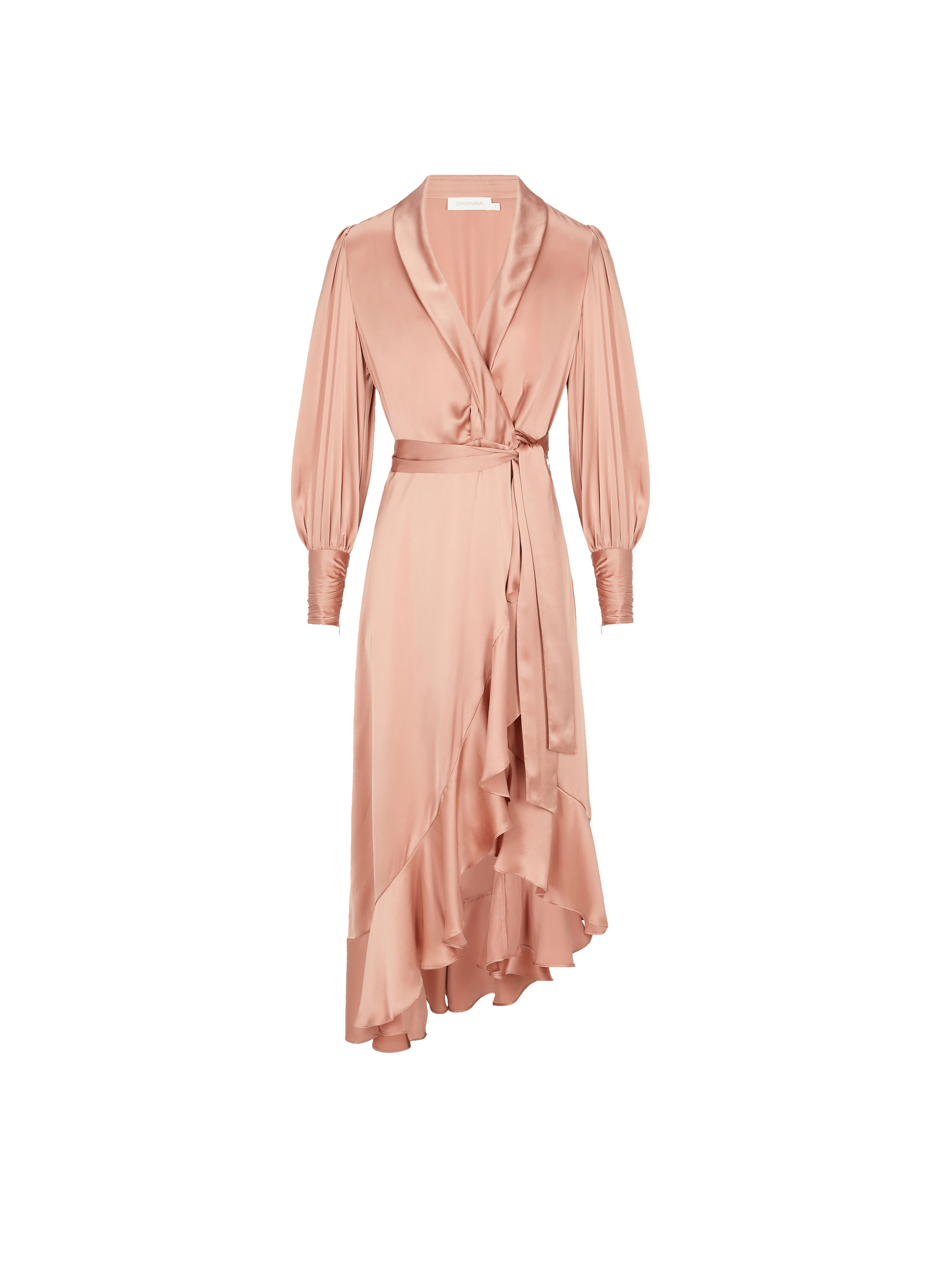 Robe portefeuille en soie