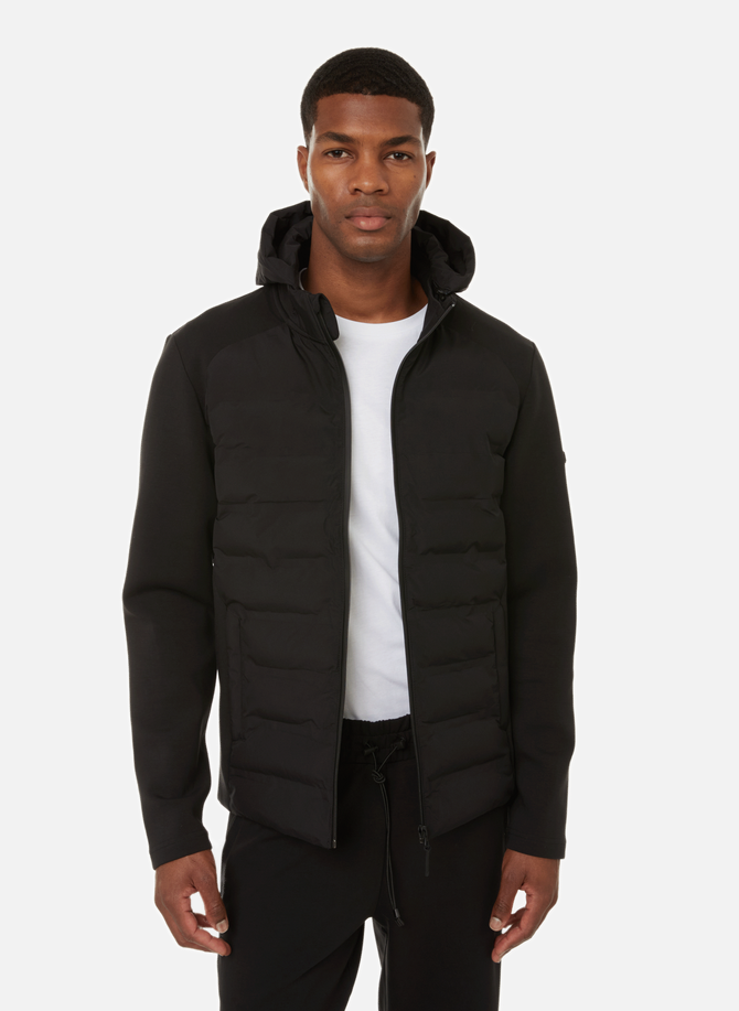 Bi-material hooded jacket HACKETT