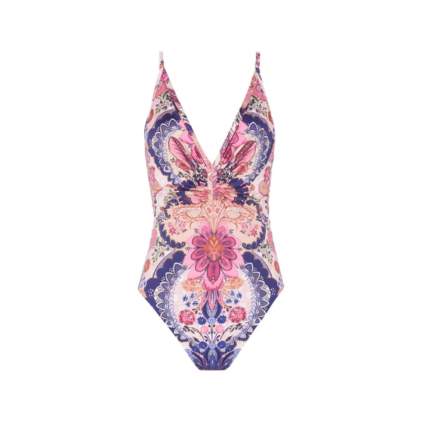 Maillot de bain une pièce imprimé jacquard