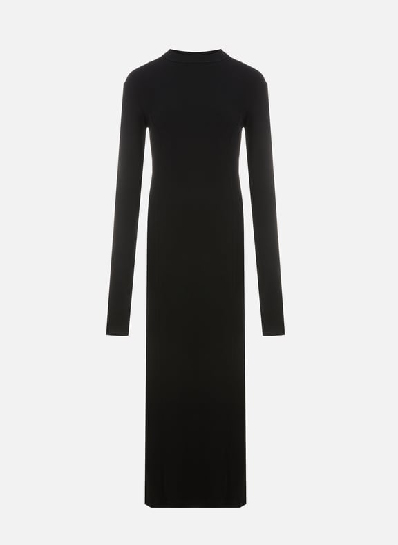 Ribbed knit maxi dress Black by BITE STUDIOS BITE STUDIOS Ribbed knit maxi dress Black