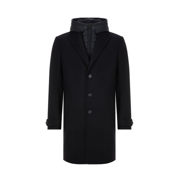 Manteau à parmenture en laine