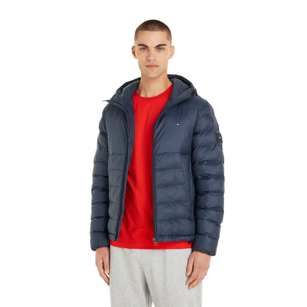 Tommy Hilfiger Recycled Nylon Down Jacket In Blue