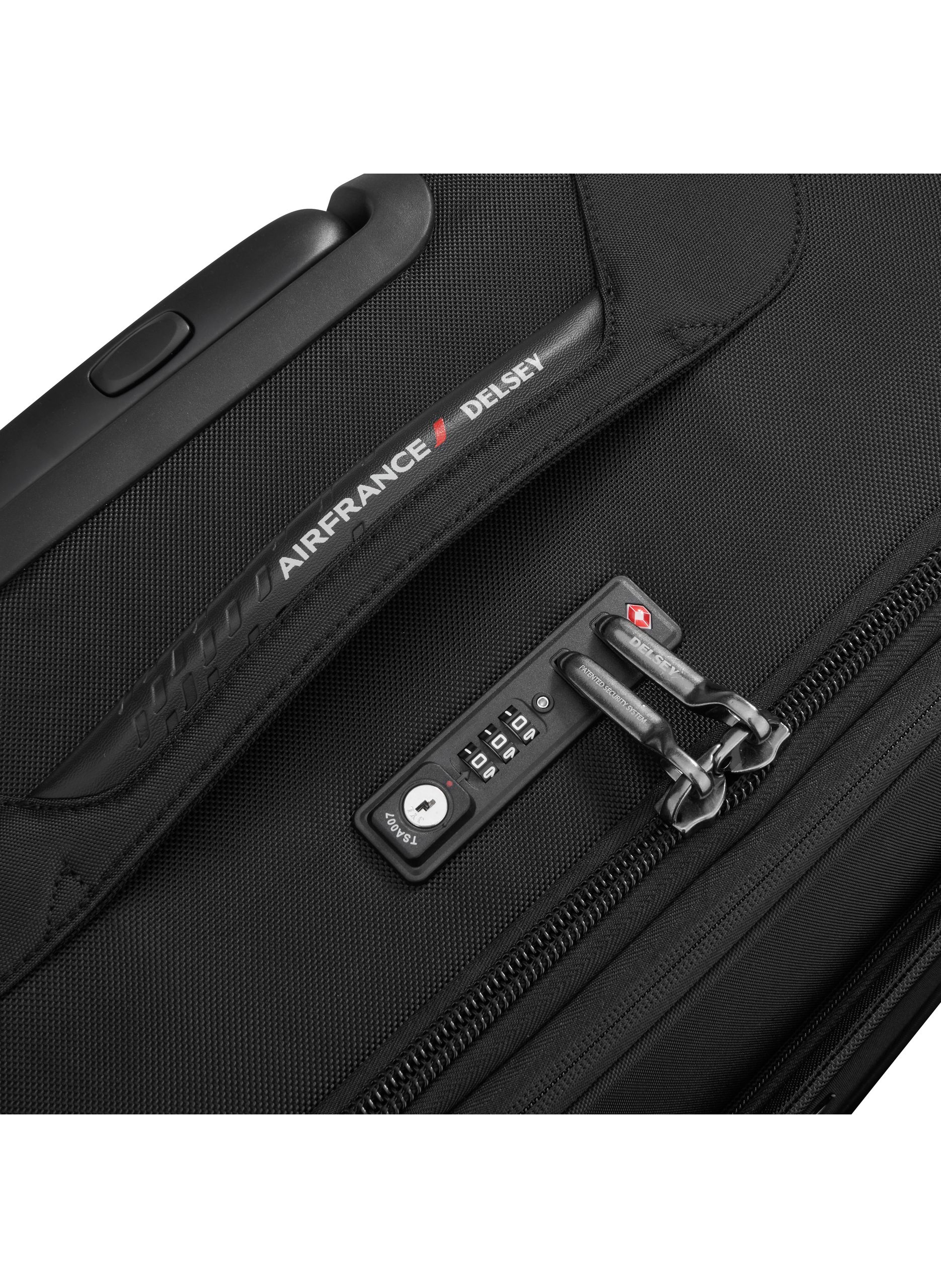 Valise soute souple taille l - new destination - édition air france DELSEY PARIS Noir