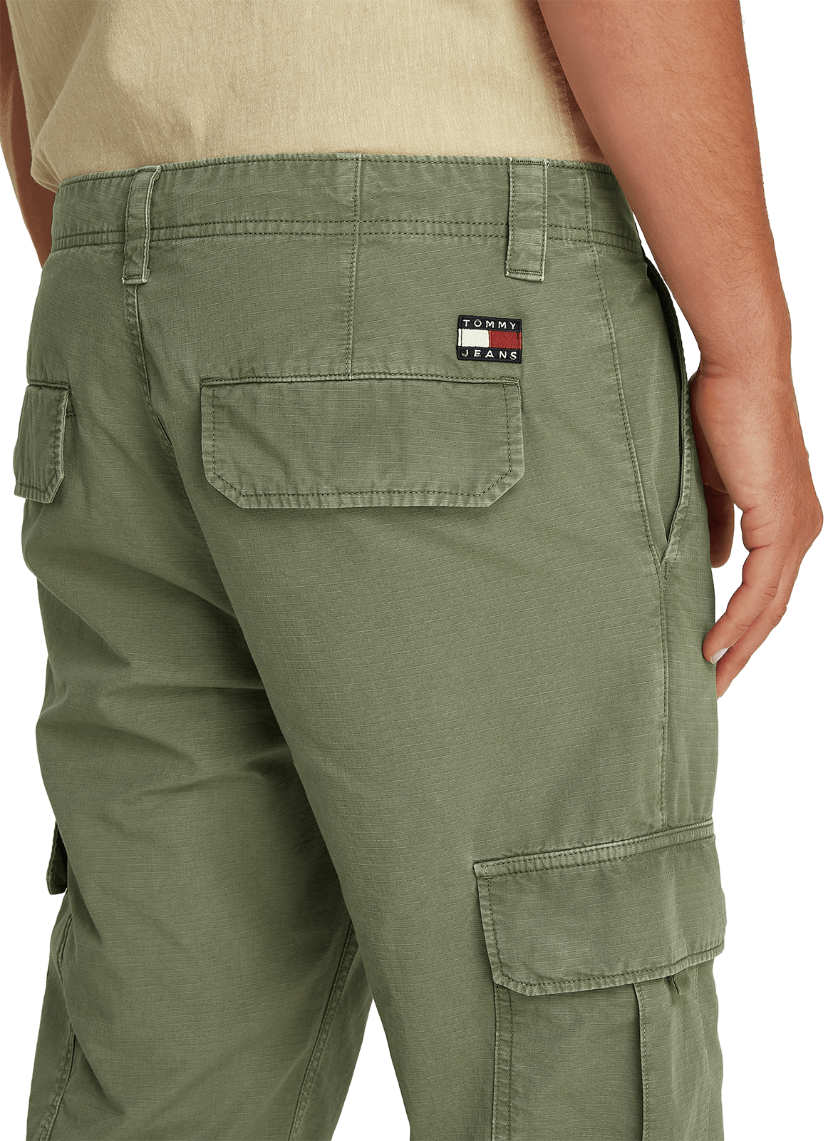 Cotton Cargo Pants TOMMY HILFIGER Green