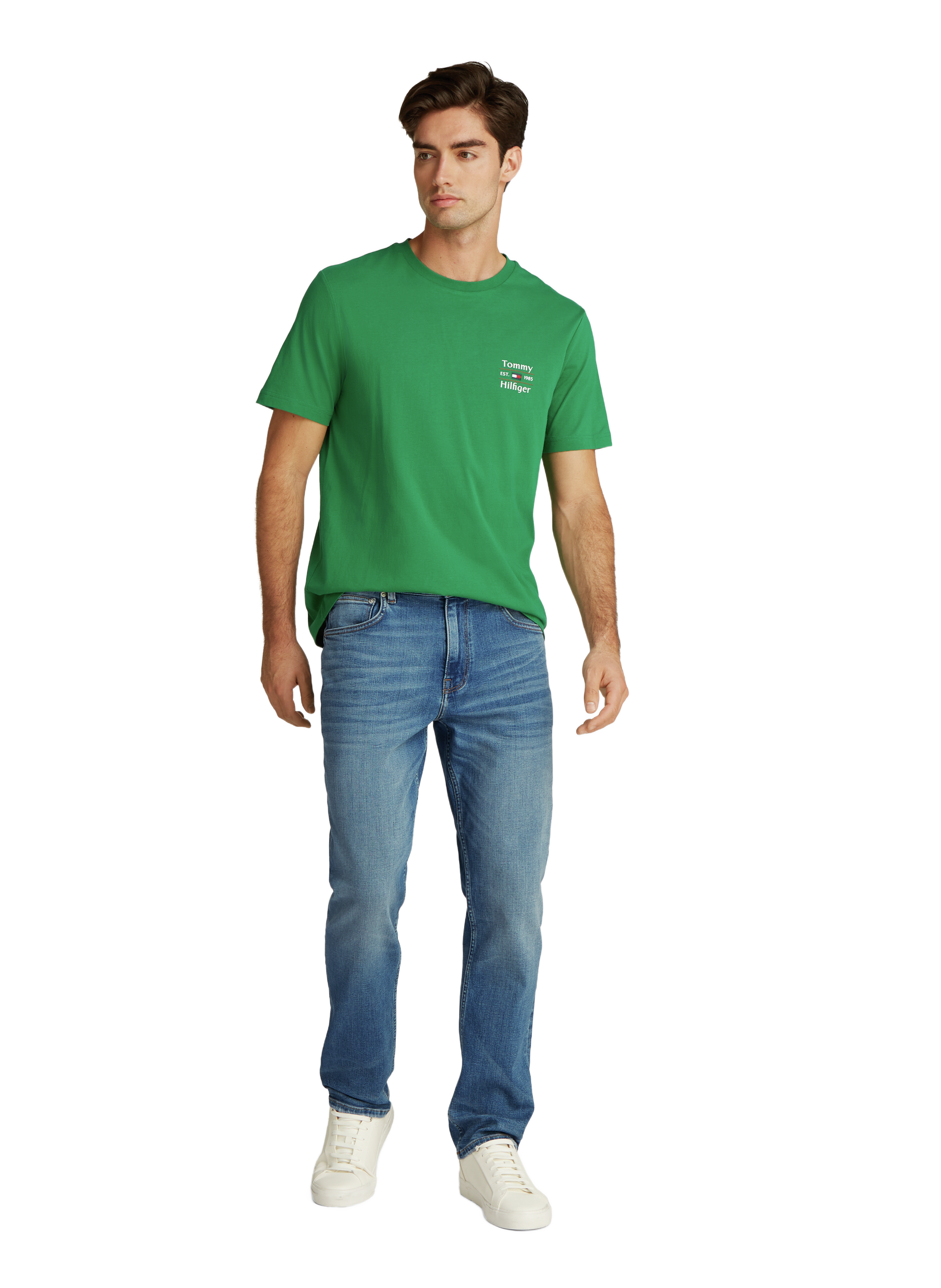 Cotton T-shirt TOMMY HILFIGER Blue