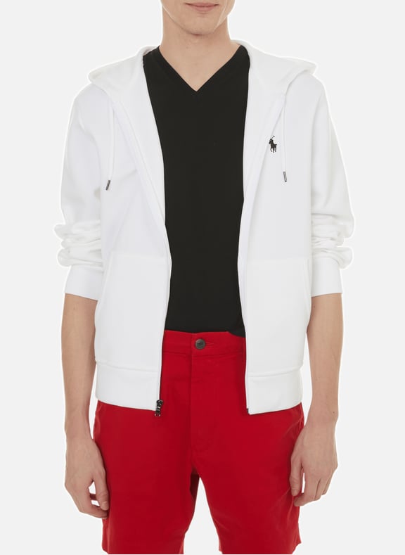 Hoodie avec fermeture à glissière Blanc by POLO RALPH LAUREN POLO RALPH LAUREN Hoodie avec fermeture à glissière Blanc
