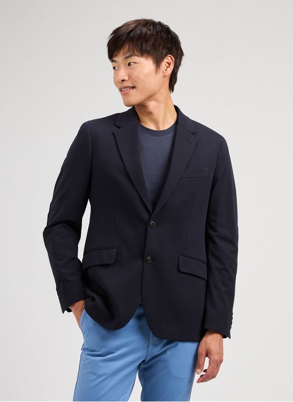 Blazer in blended cotton Blue by HACKETT HACKETT Blazer in blended cotton Blue