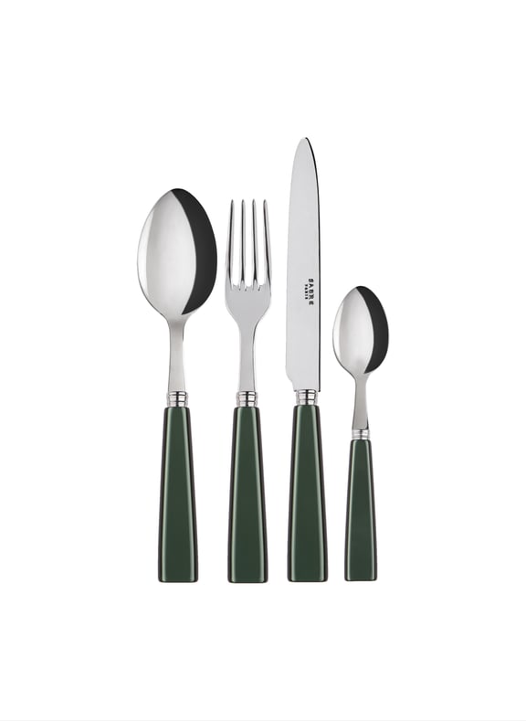 Set de 4 couverts de table, icône Vert by SABRE PARIS SABRE PARIS Set de 4 couverts de table, icône Vert