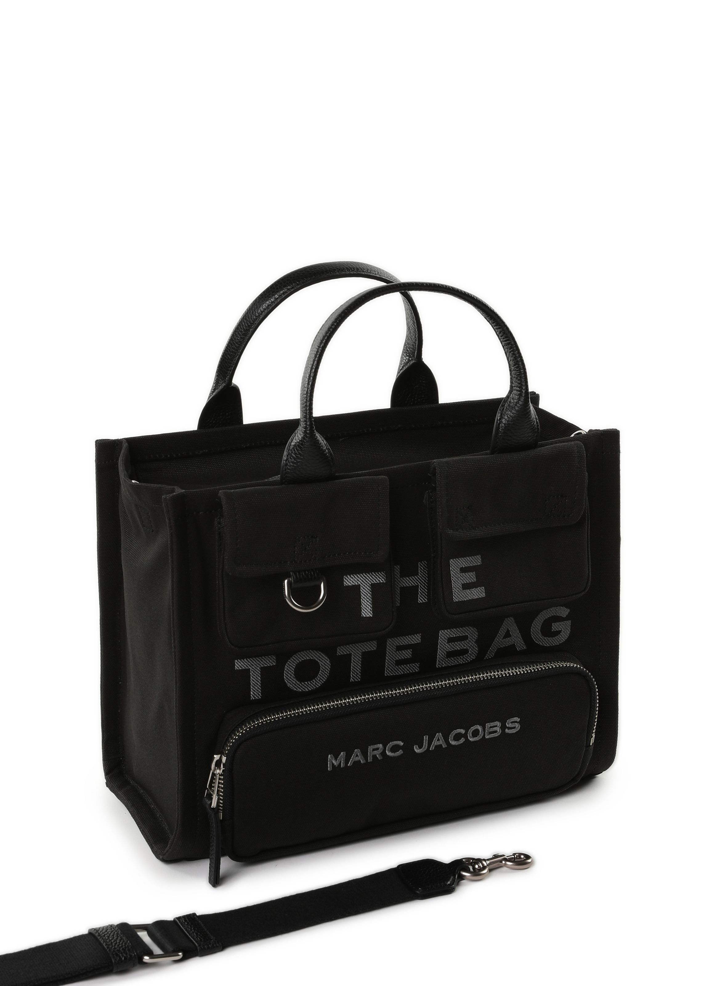 The Cargo Canvas Medium Tote Bag MARC JACOBS Black