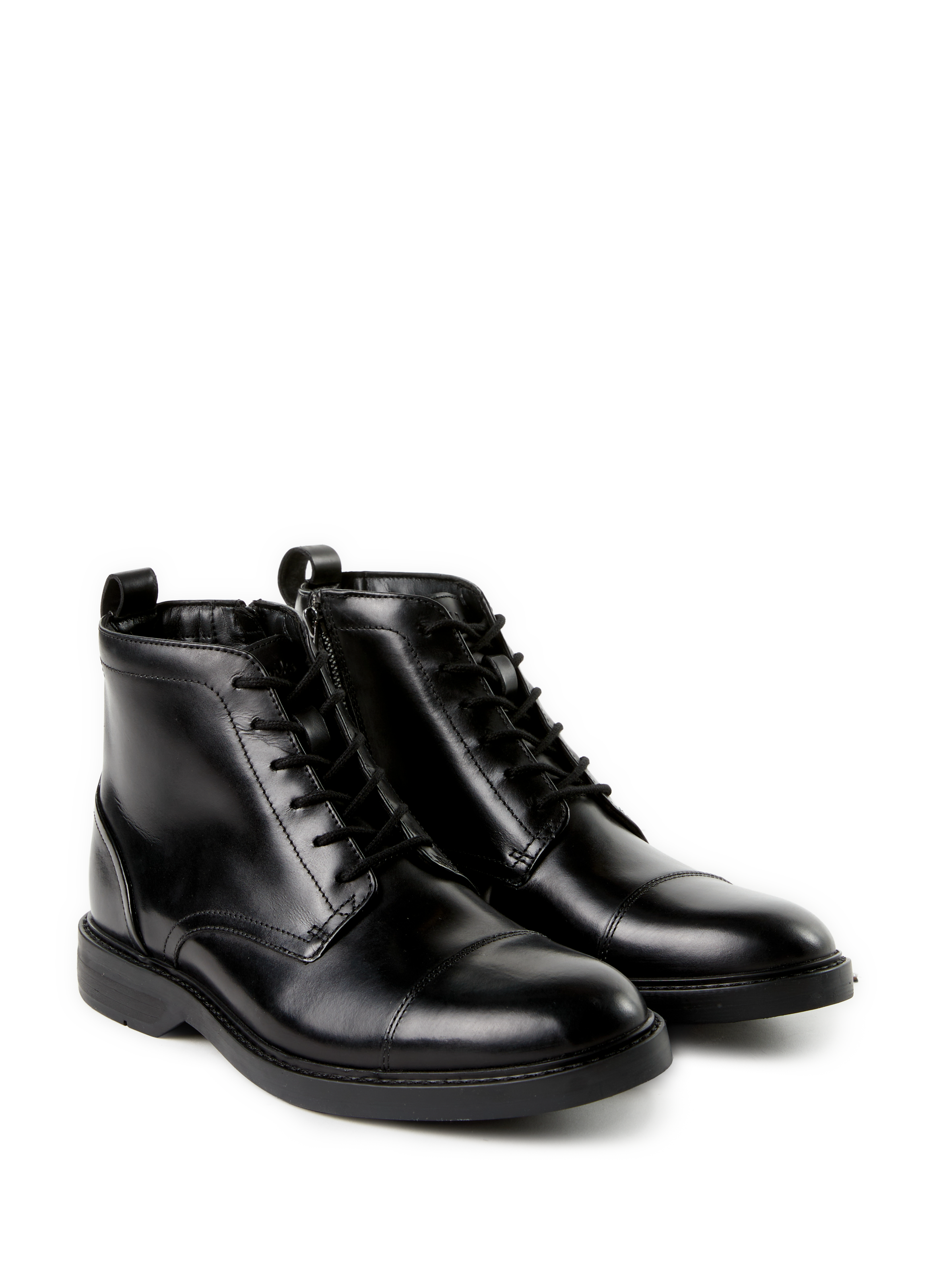 Solid leather ankle boots CLARKS Black