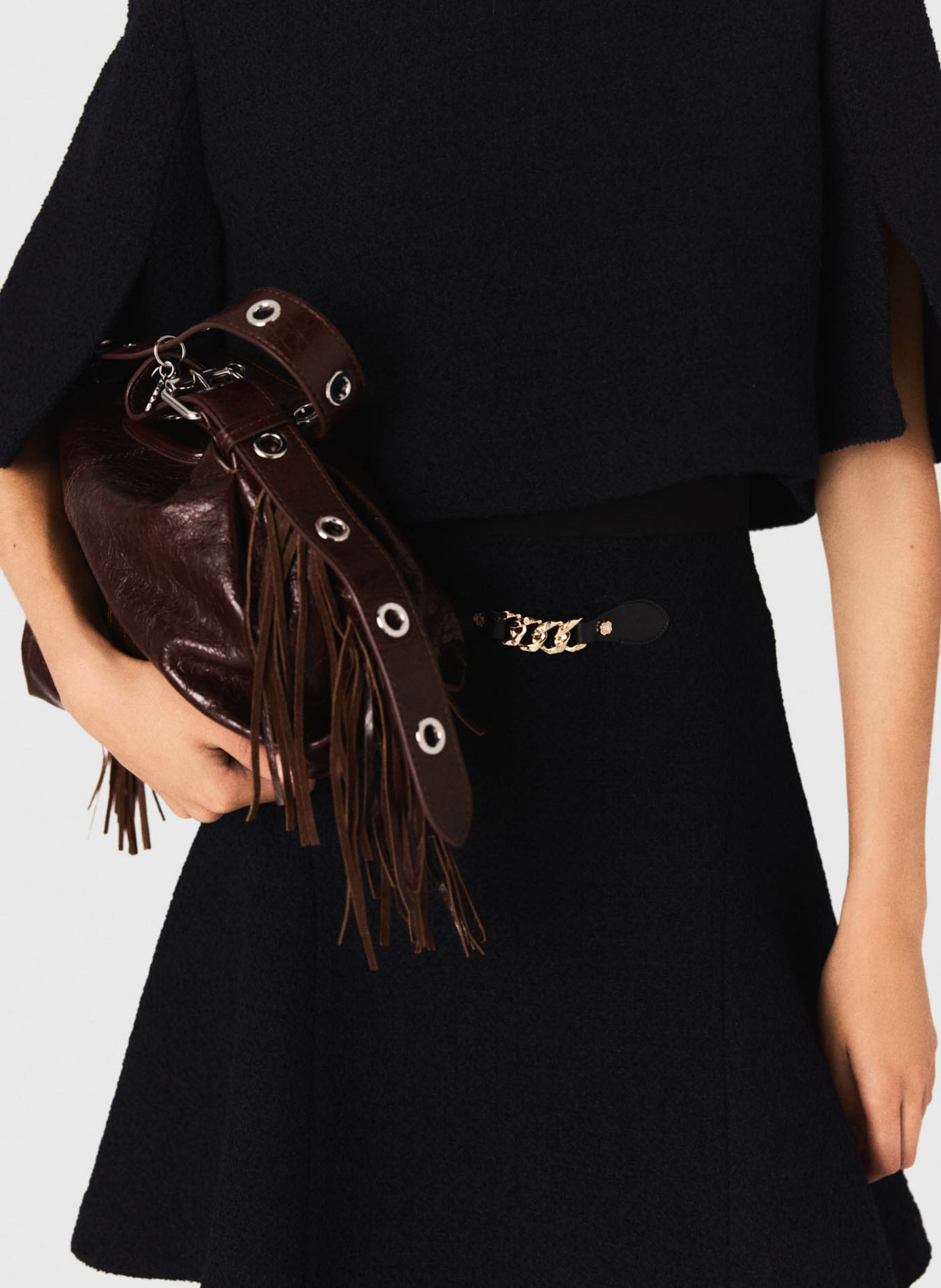 Robe courte 2 en 1 MAJE Bleu