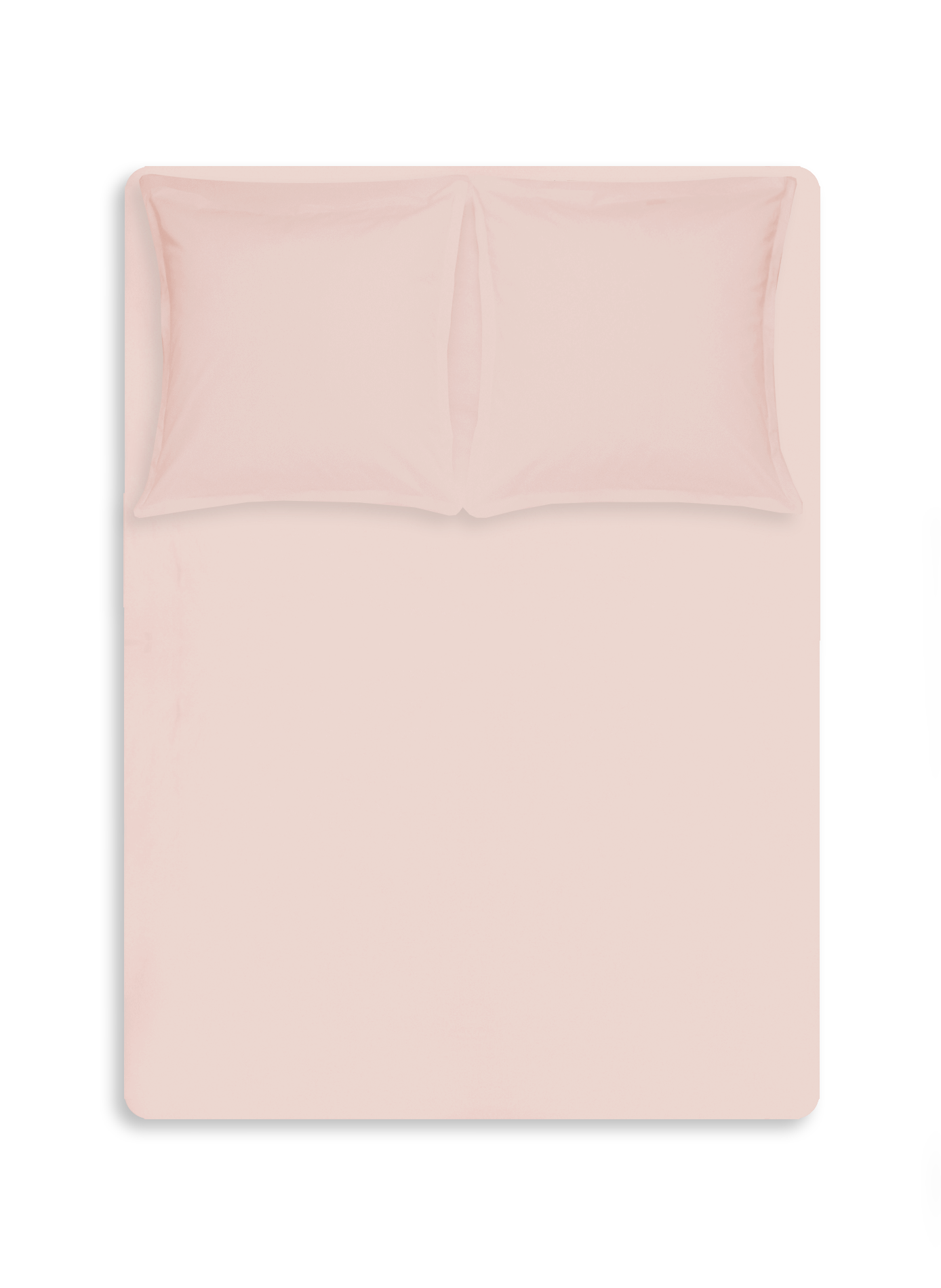 Housse de couette en satin de coton AU PRINTEMPS PARIS Rose
