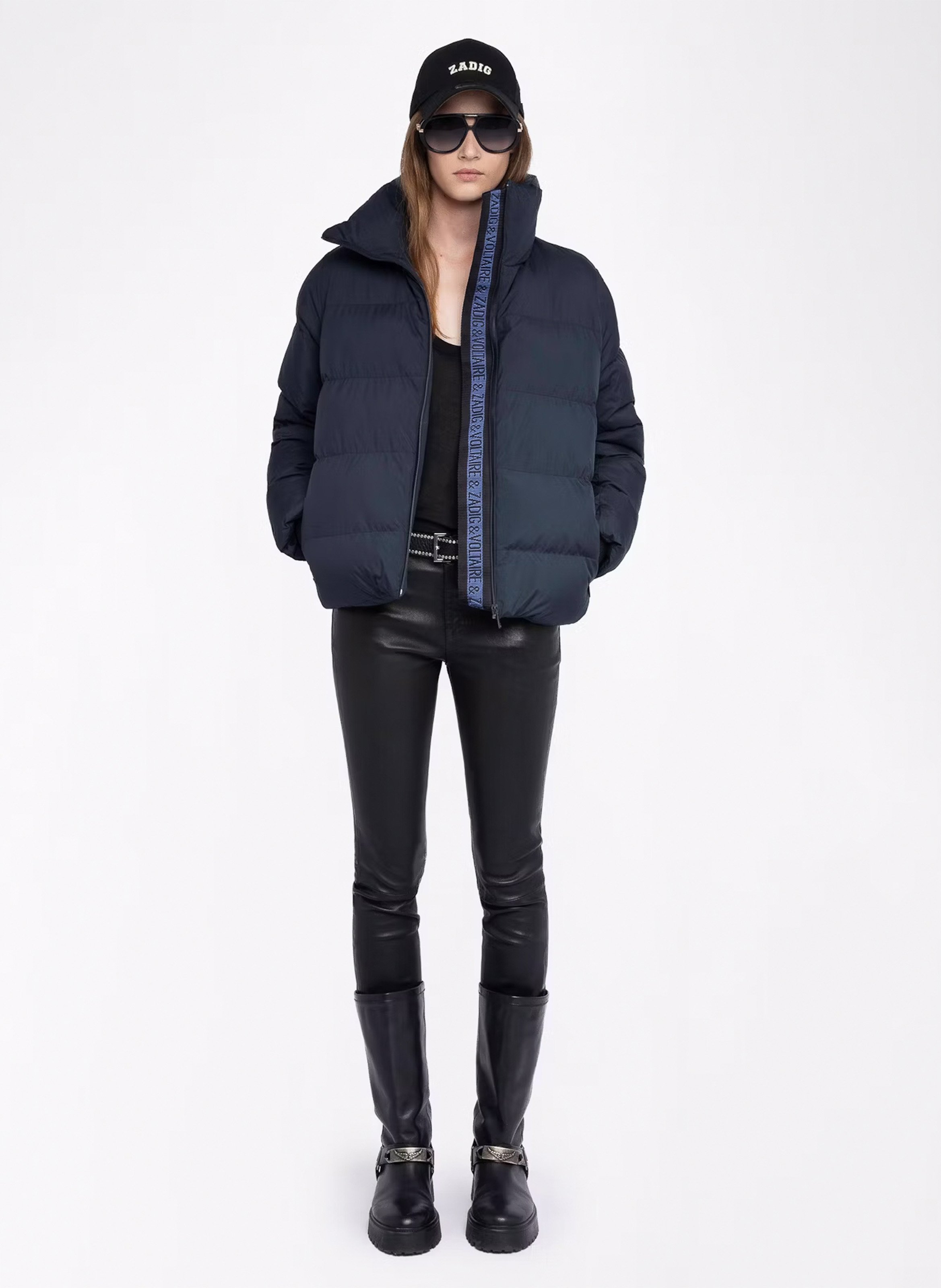 Doudoune courte matelassée unie kian ZADIG&VOLTAIRE Bleu