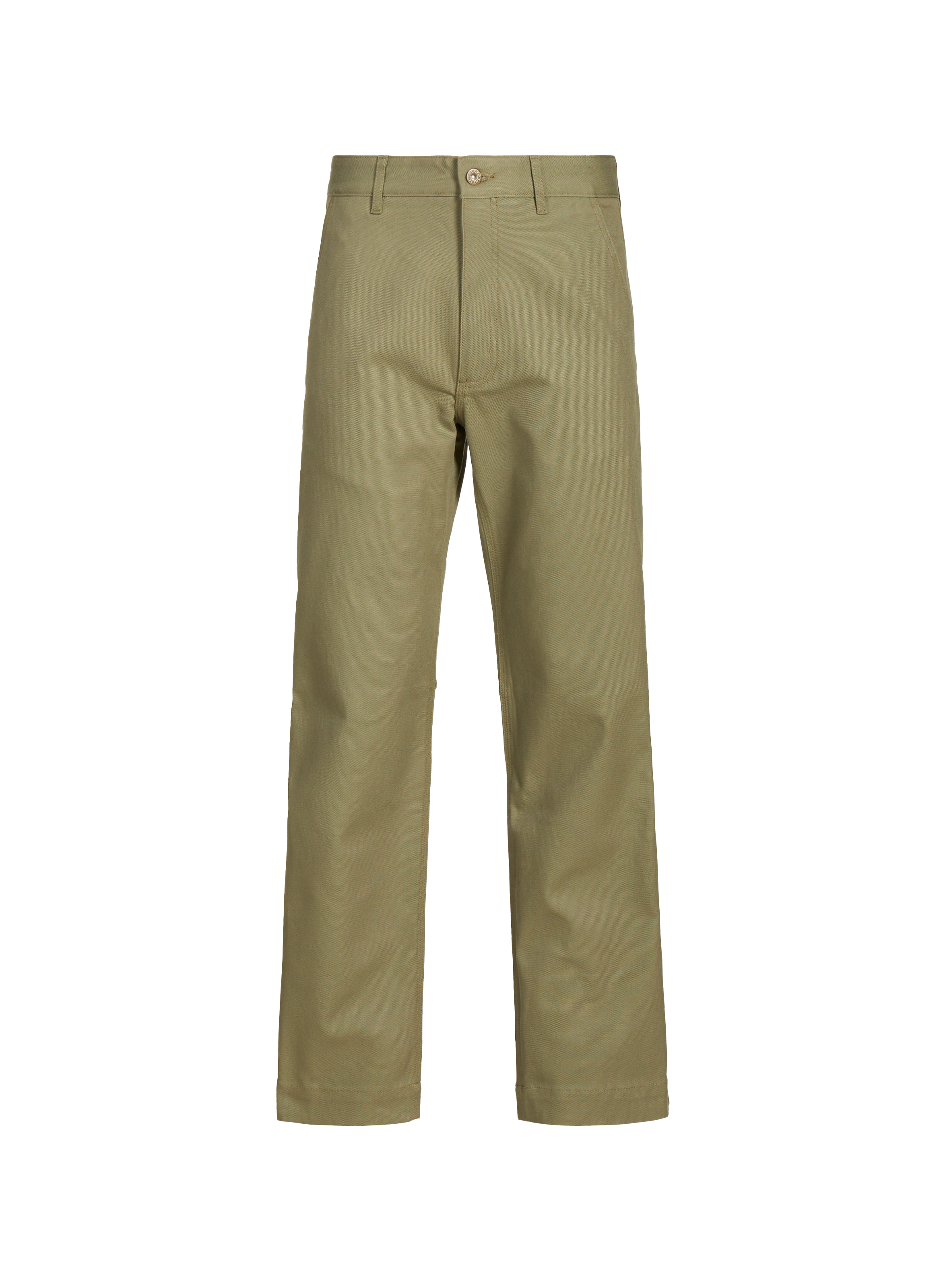 HUGO BLUE Pantalon droit en coton Kaki