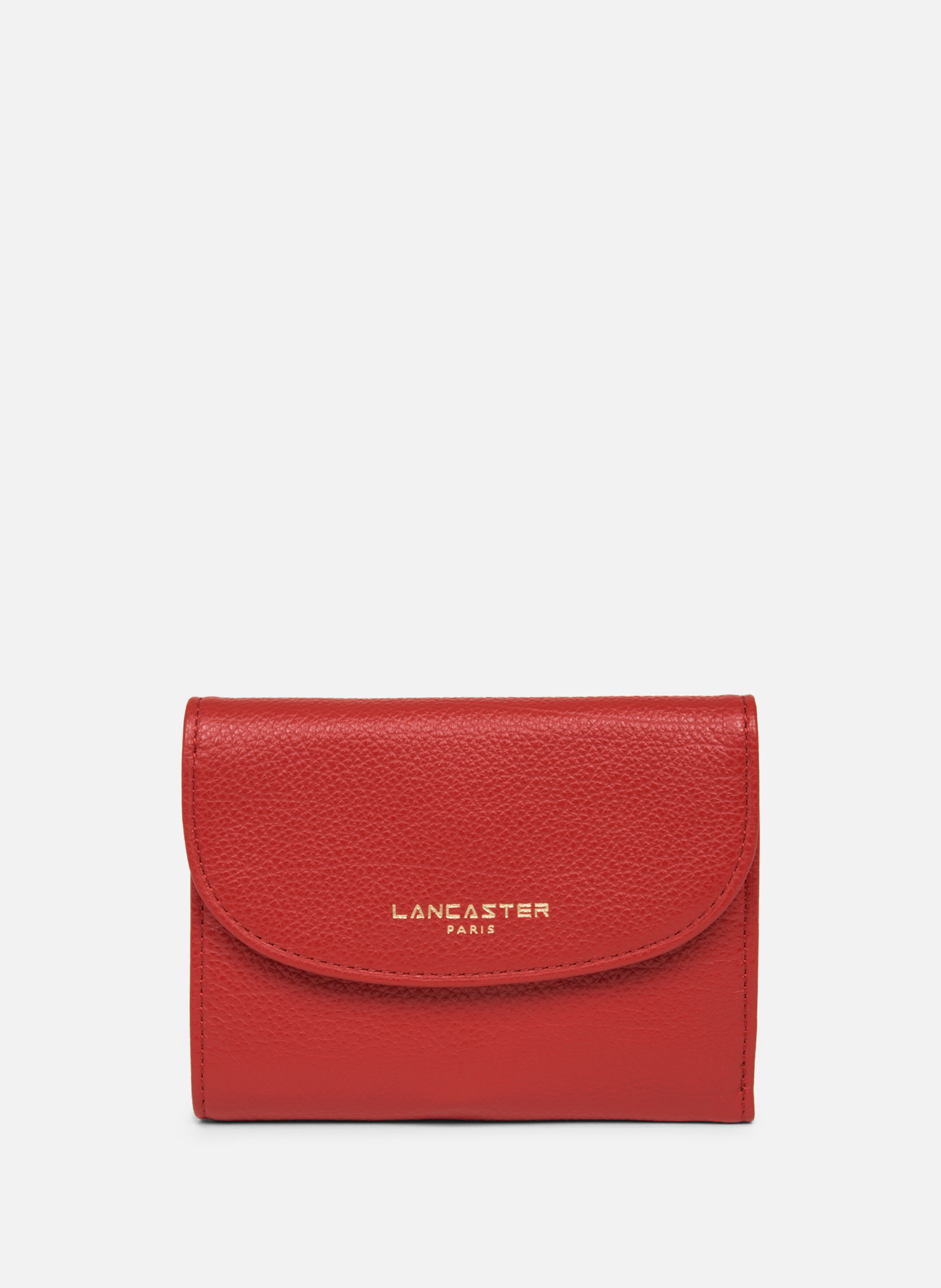LANCASTER Back to back wallet - Dune Red