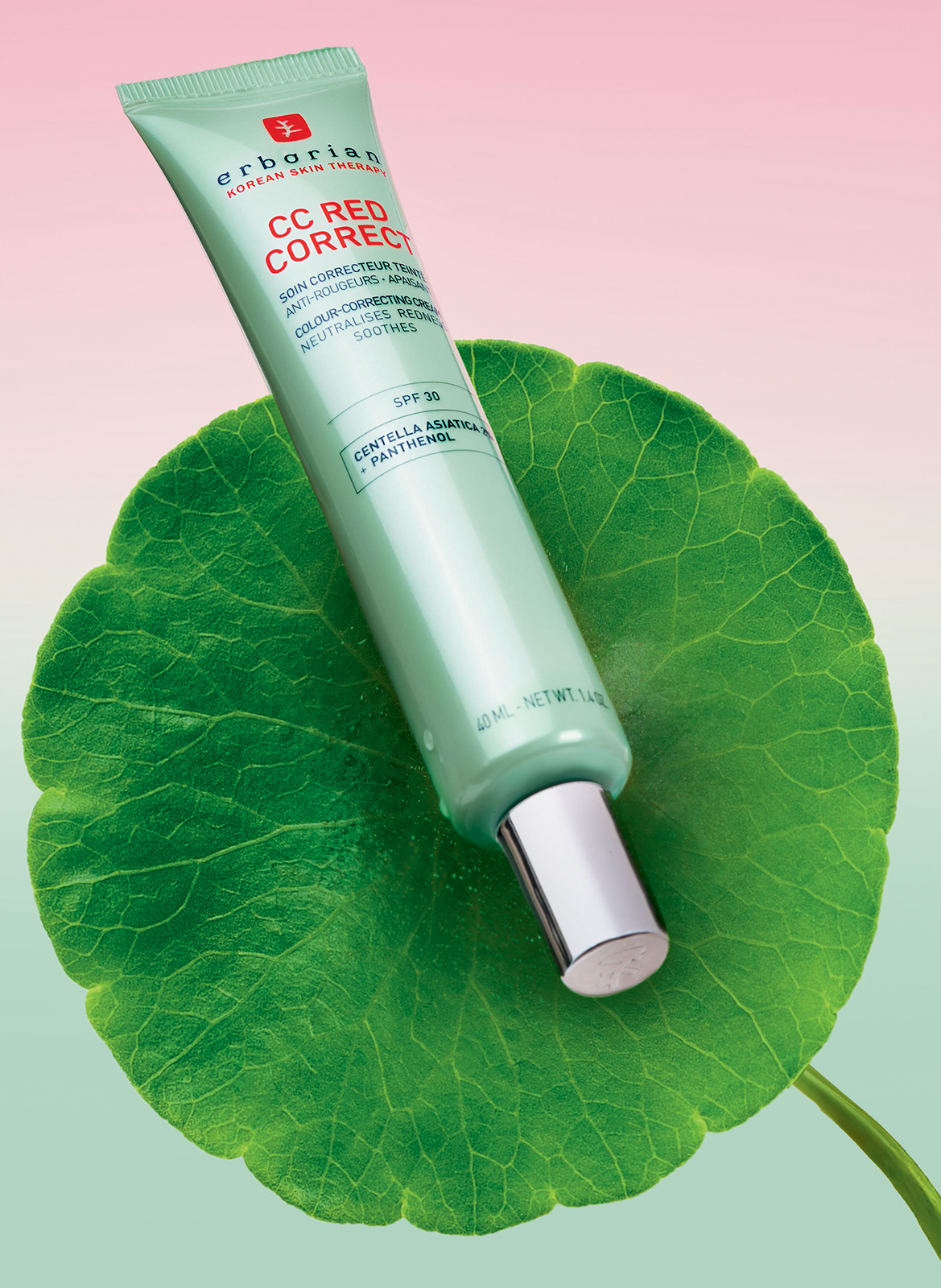 CC Red Correct - Tinted Correcting Care - Anti-redness and soothing ERBORIAN No color