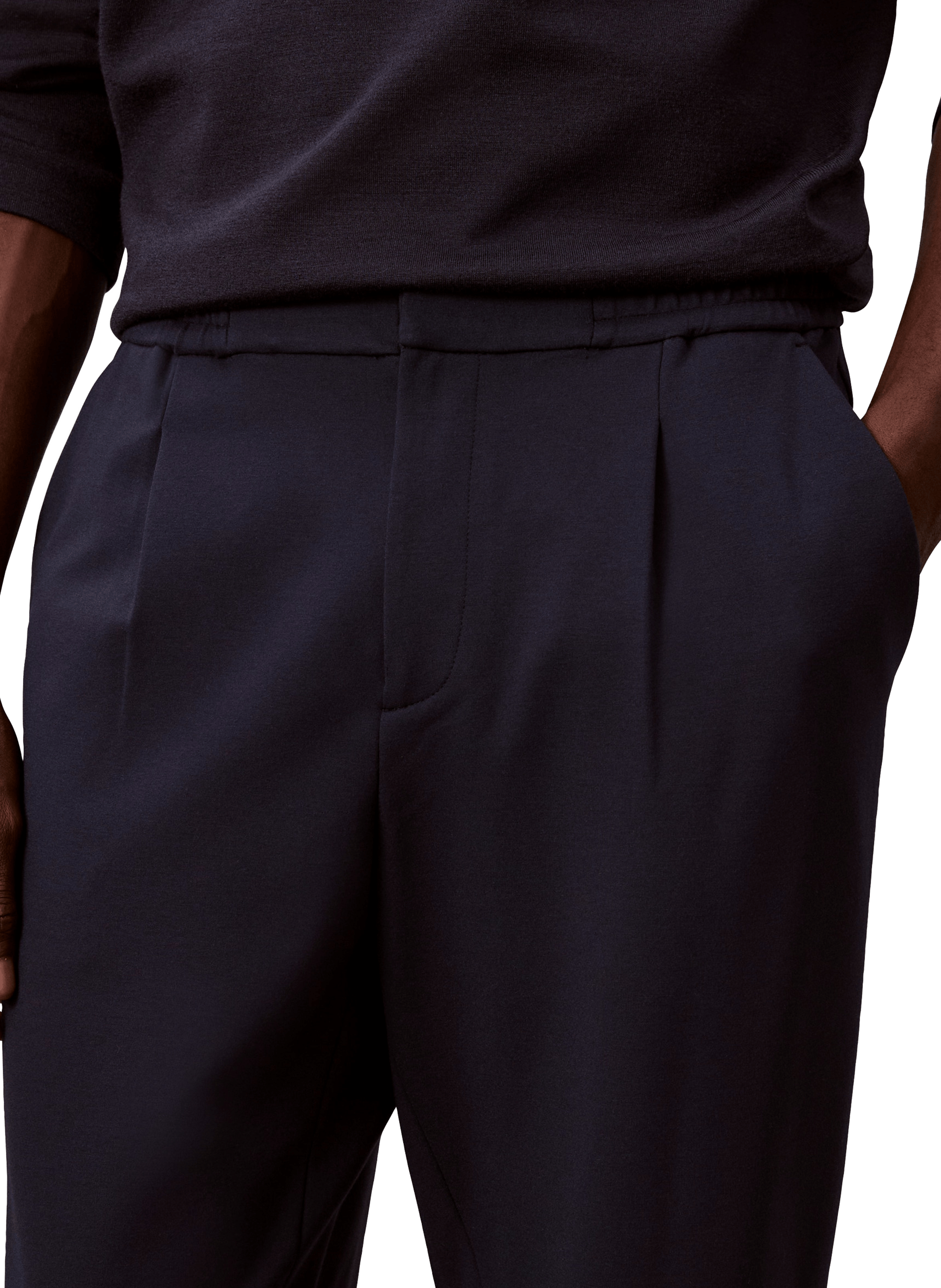 Tapered Cropped Pants CALVIN KLEIN Blue