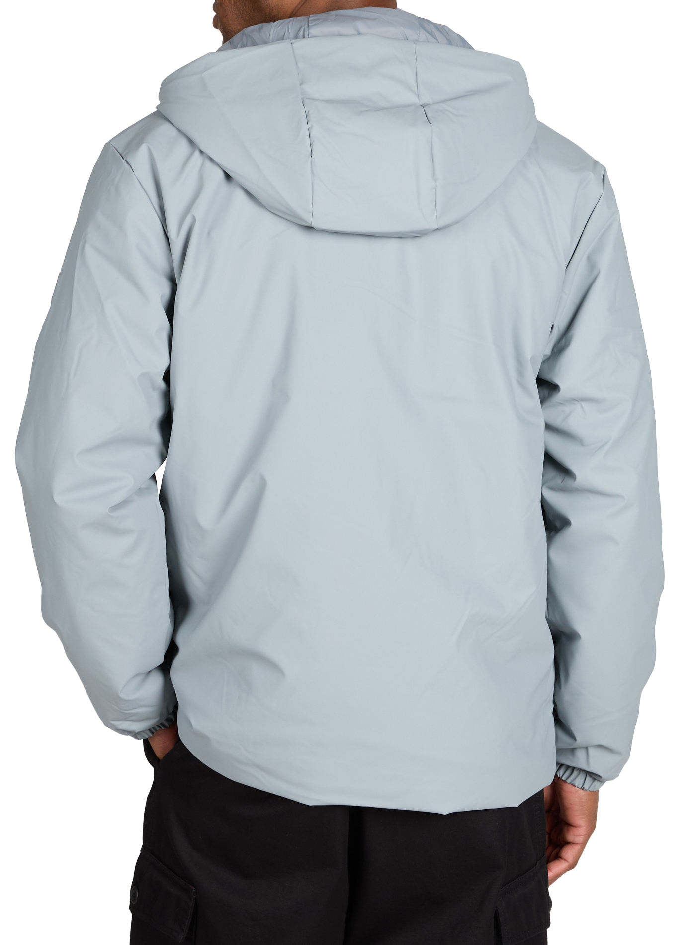 Parka unie à capuche RAINS Bleu