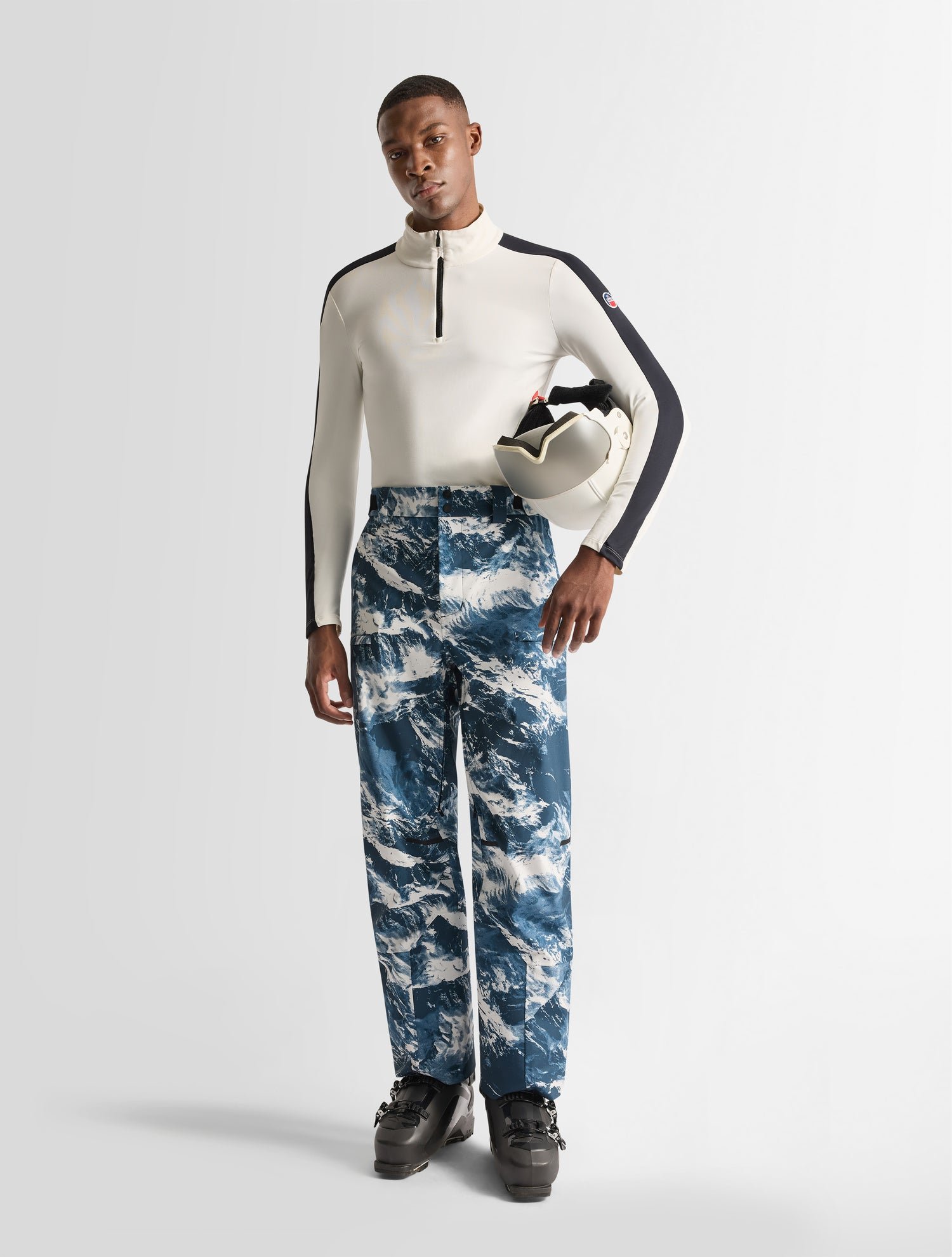 Pantalon de ski brakonz mountn coupe ample FUSALP Bleu