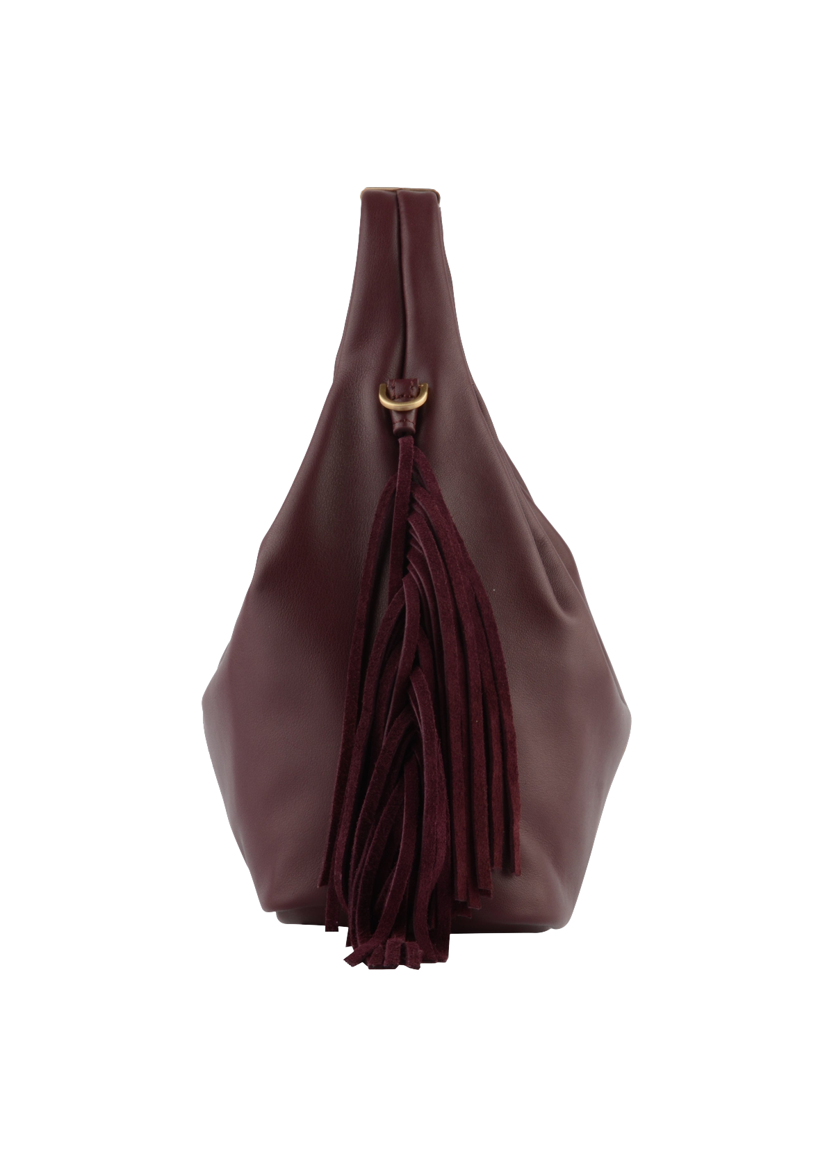 Arche à franges | sac porté main pm POURCHET Rouge