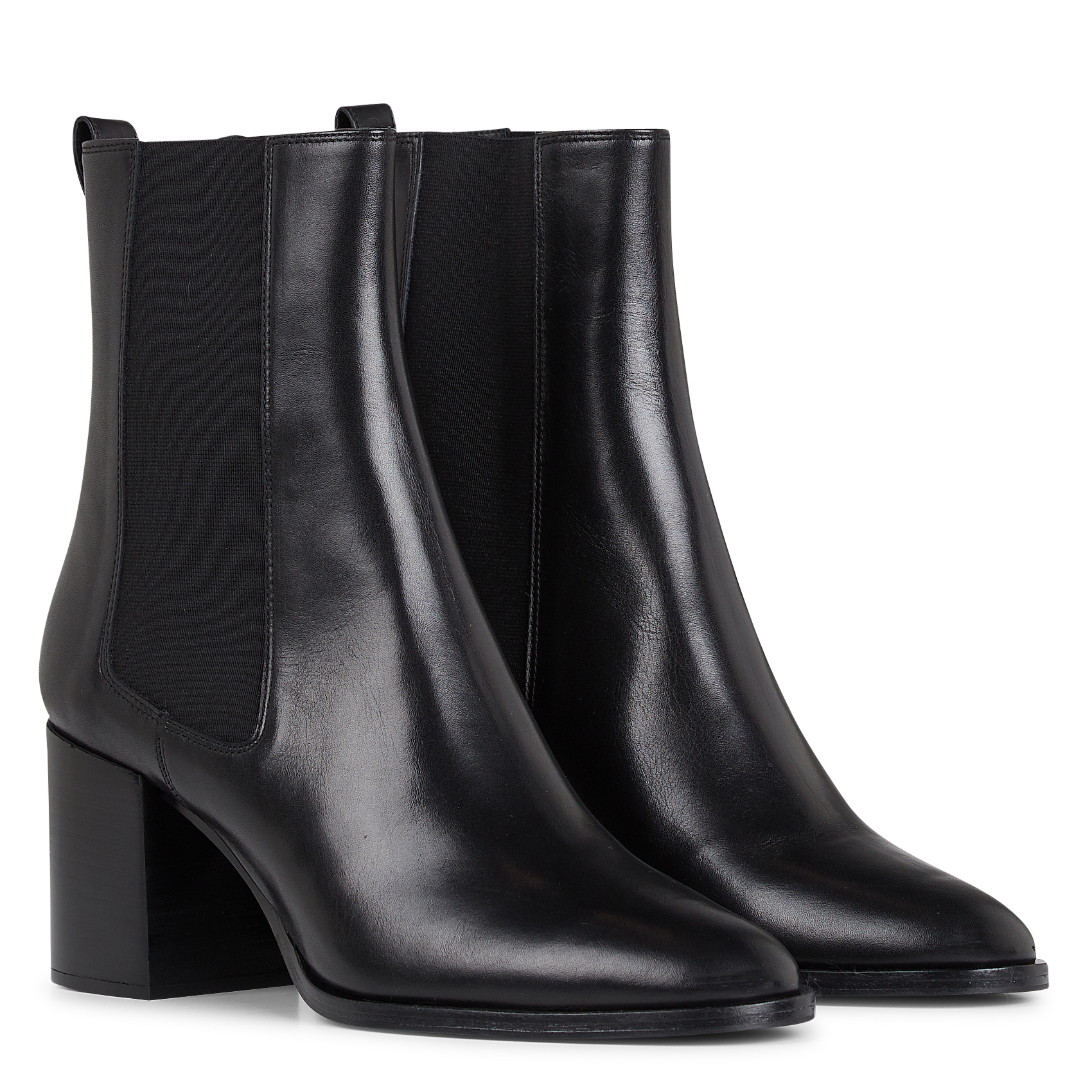 Bottines en cuir n°663 RIVECOUR Noir
