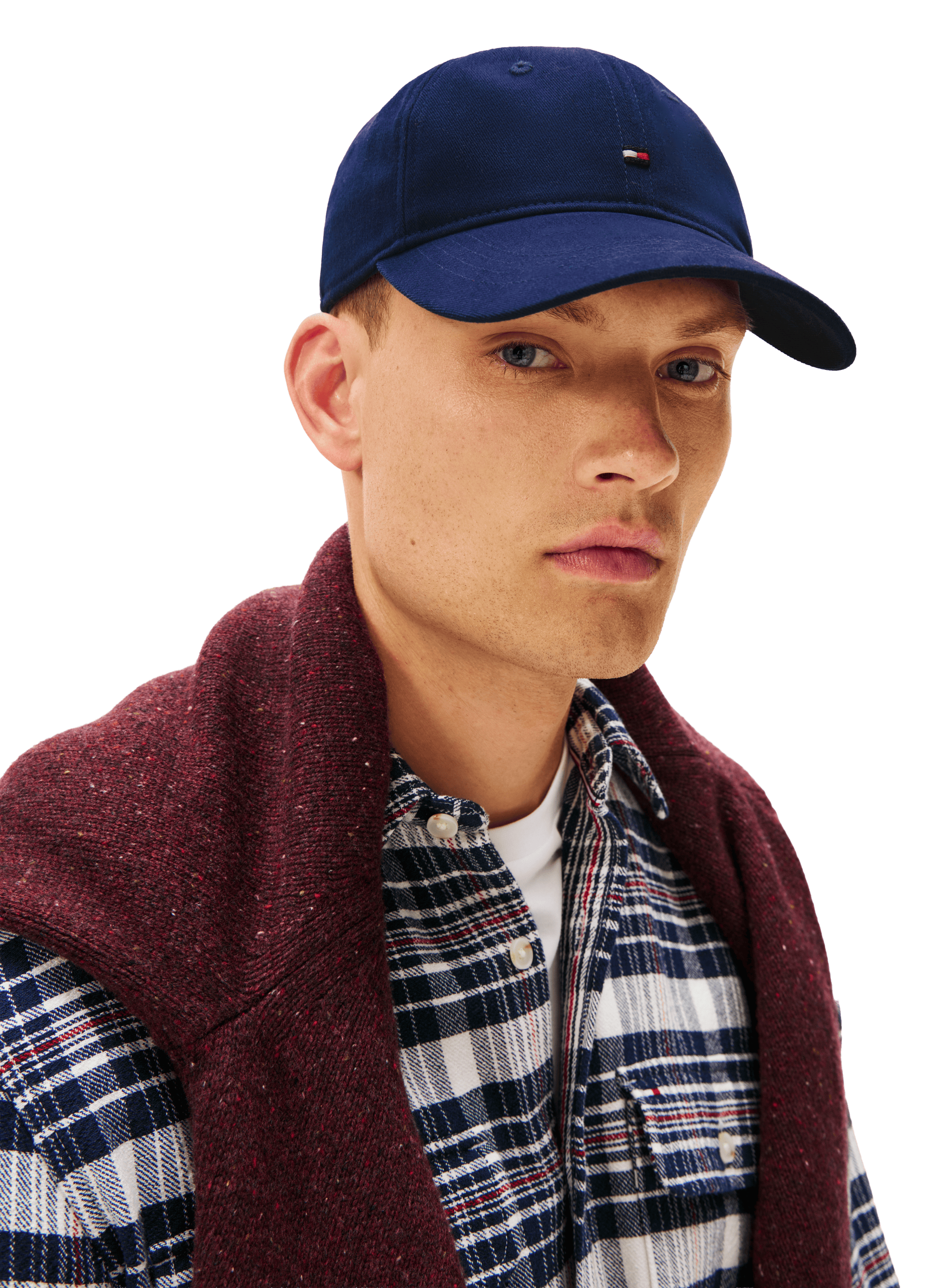 Cotton cap TOMMY HILFIGER Blue