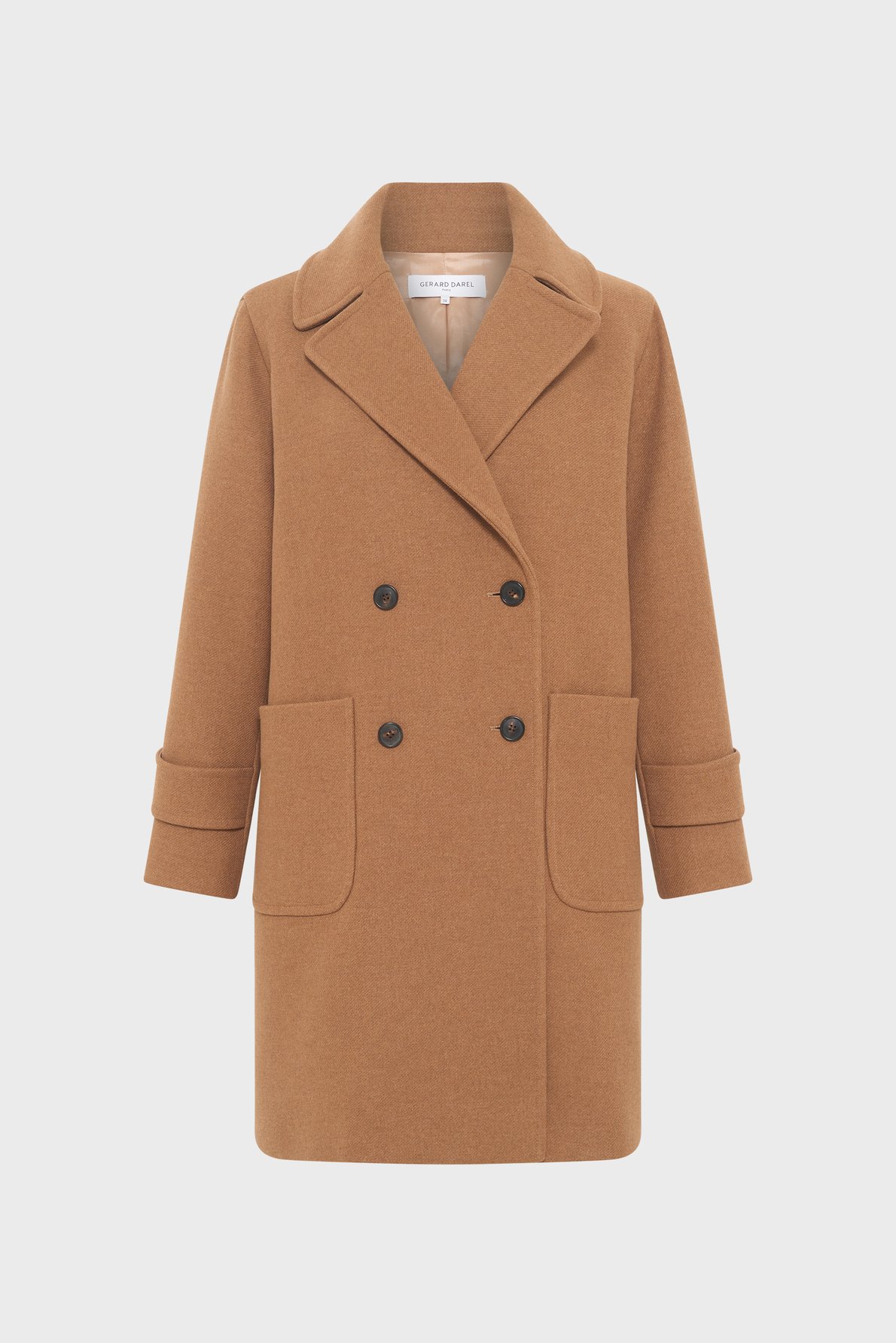 Manteau ample à boutonnage croisé - meriem GERARD DAREL Beige