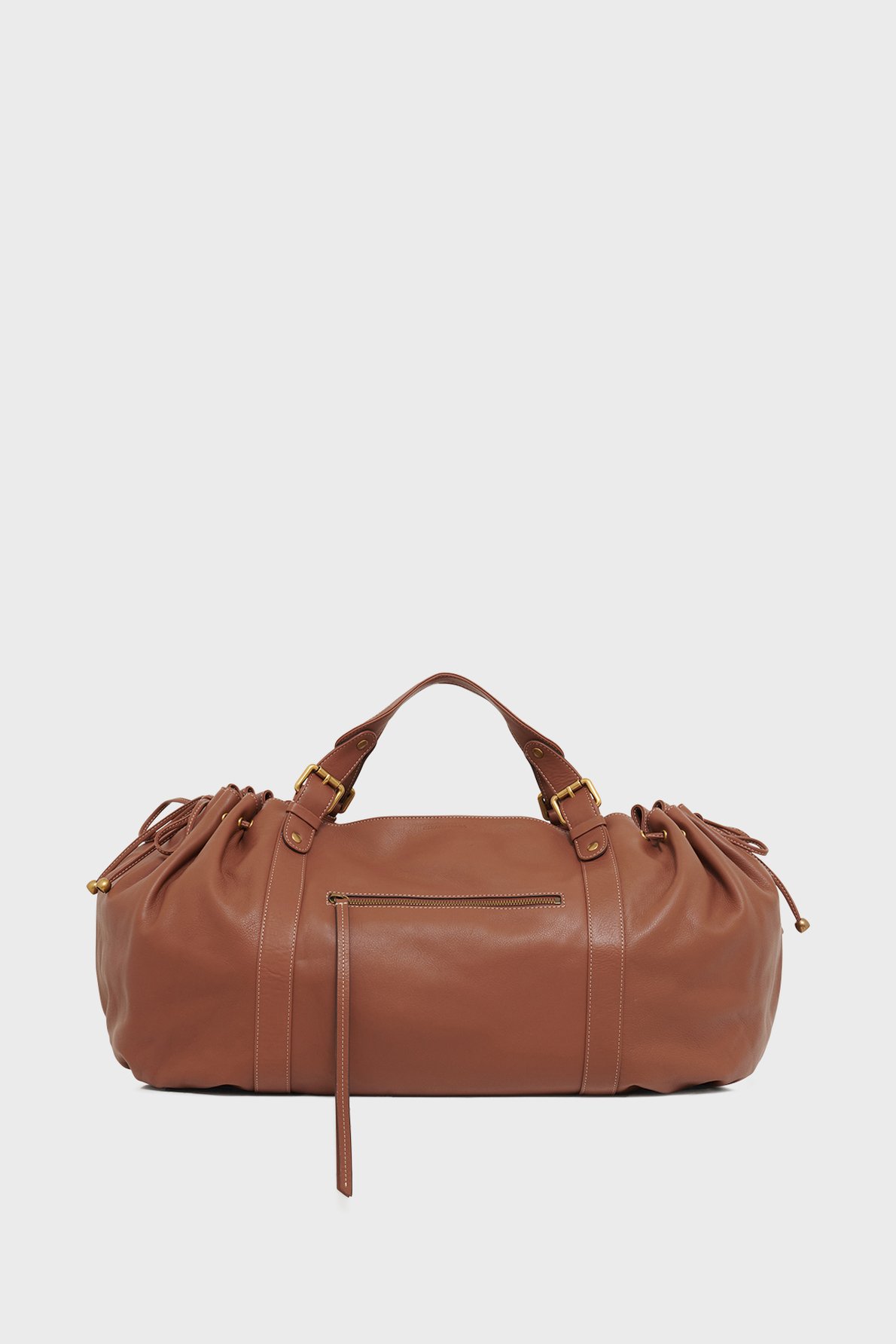 Sac de voyage en cuir - 72h GERARD DAREL Beige