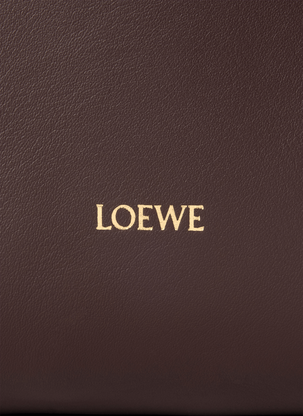 Sac Hammock Flip en cuir de veau classique LOEWE Marron