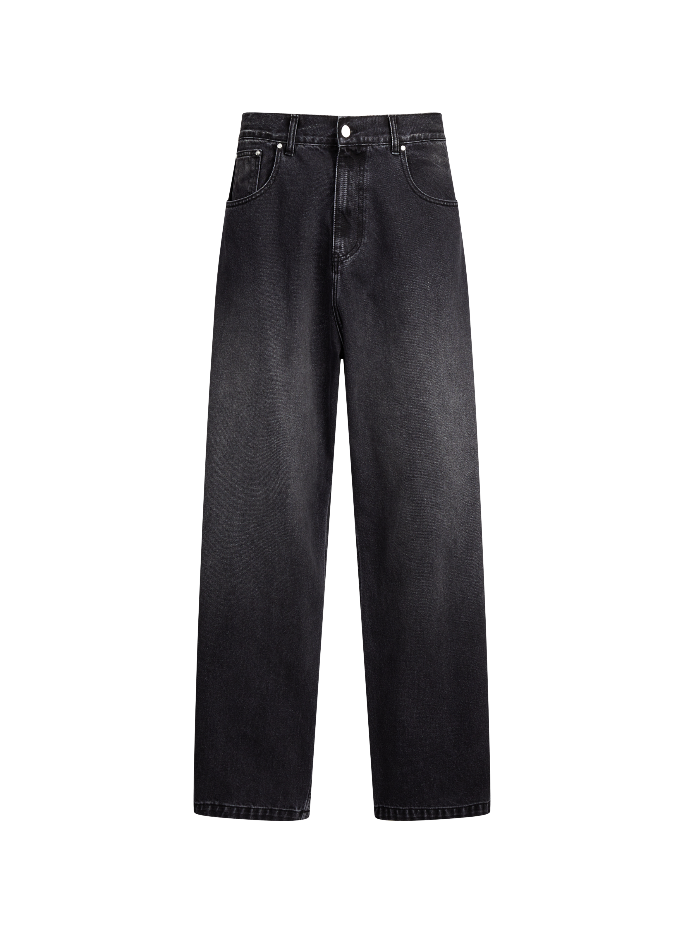 Jean baggy délavé en coton ARTE ANTWERP Noir