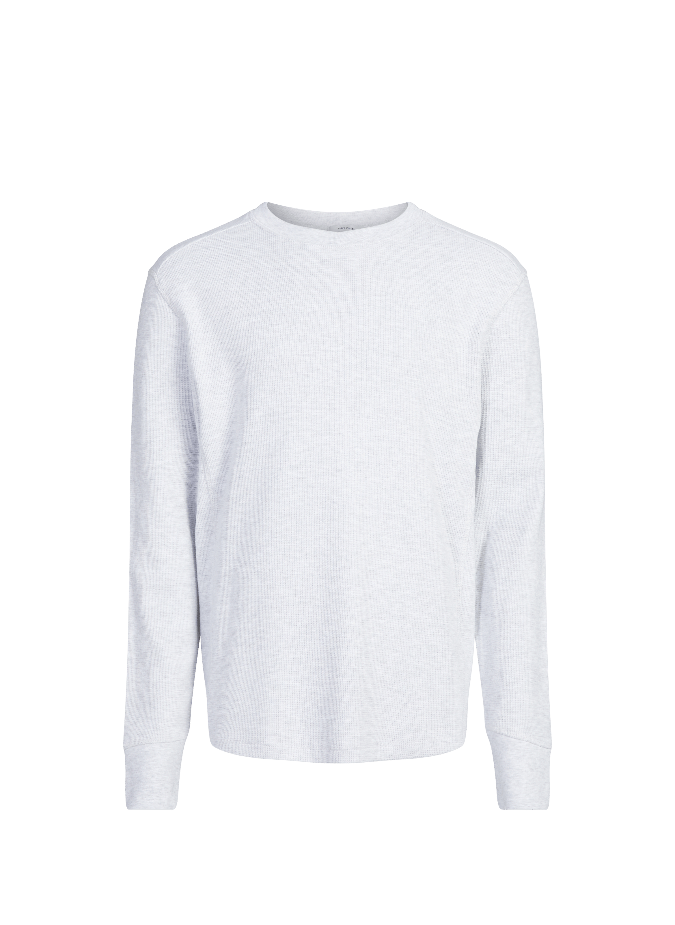 Thermal cotton piqué sweater ENTIRE STUDIOS Grey