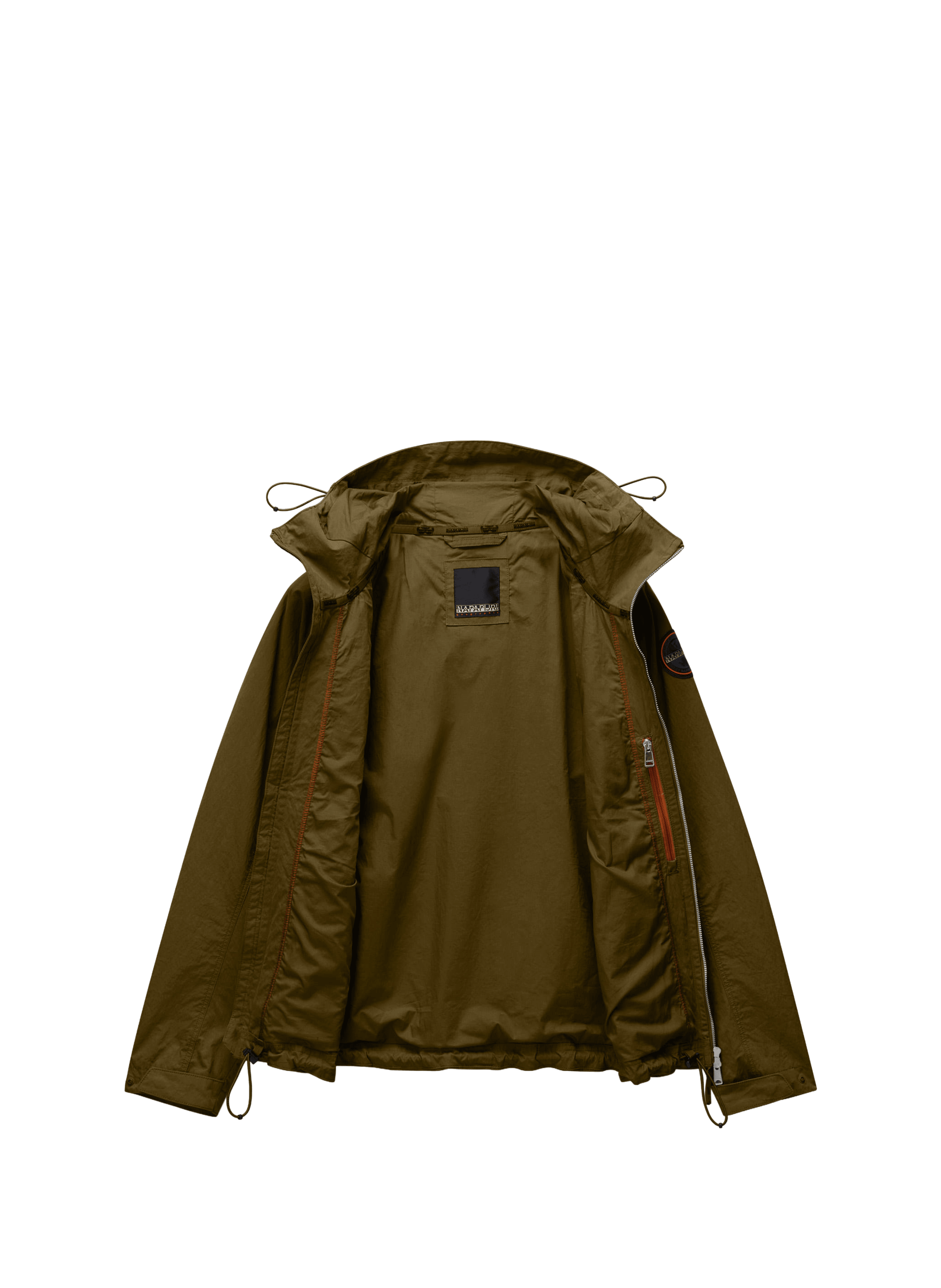 Veste à capuche Rivalto en coton mélangé NAPAPIJRI Kaki