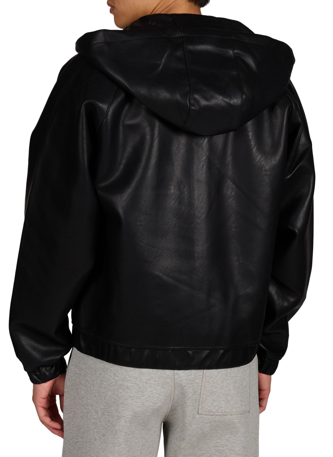 Solid Hooded Zip-Up Jacket DAILY PAPER Black