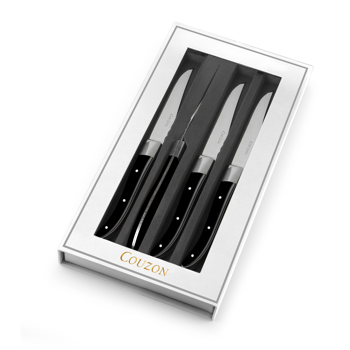 Royal noir - coffret 4 couteaux steak COUZON Noir