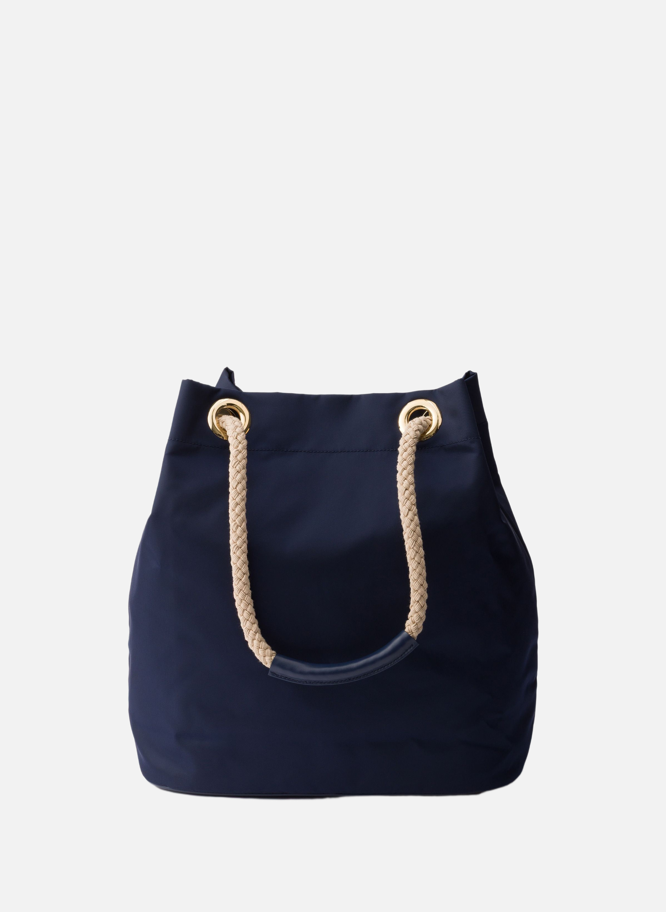 Grand sac seau prada mariner en re-nylon PRADA Bleu