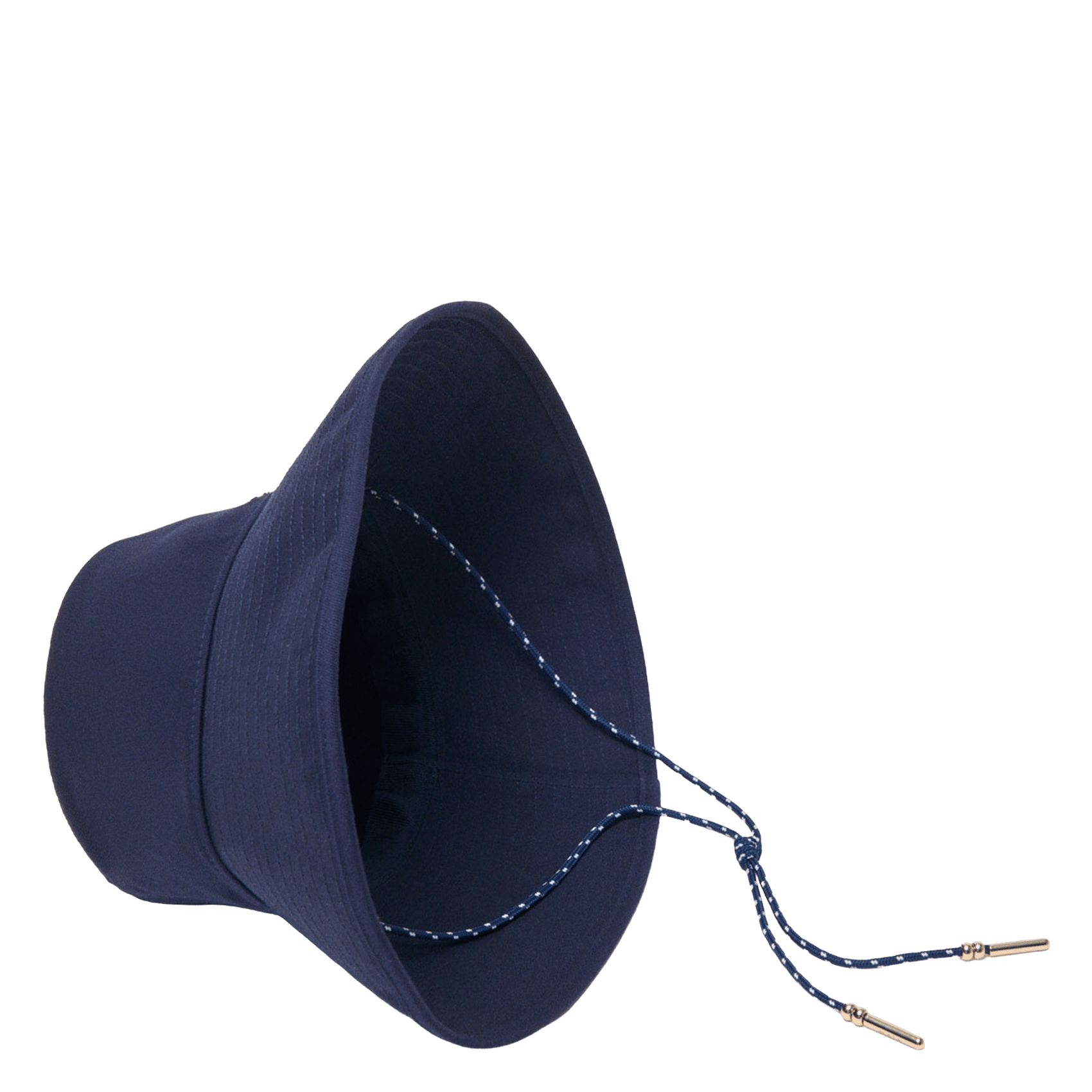 Capeline en coton Bleu