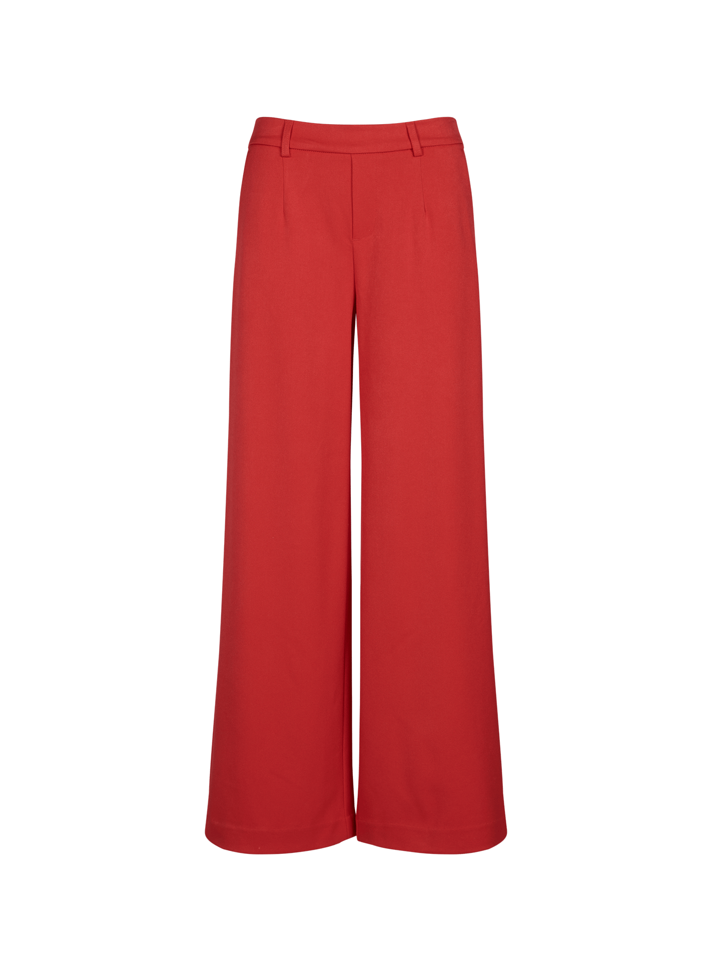 Pantalon large à taille élastiquée OBJECT Beige