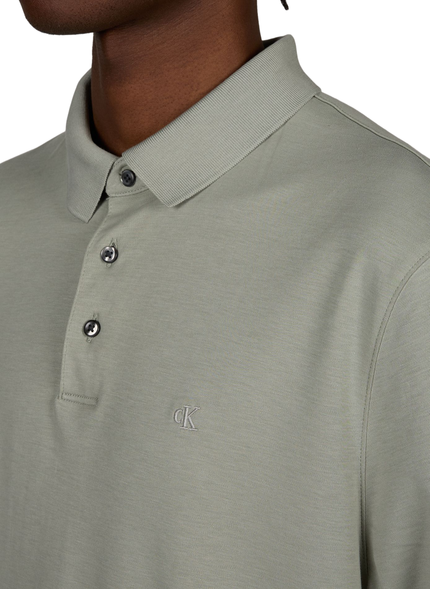  Cotton polo shirt  CALVIN KLEIN Khaki