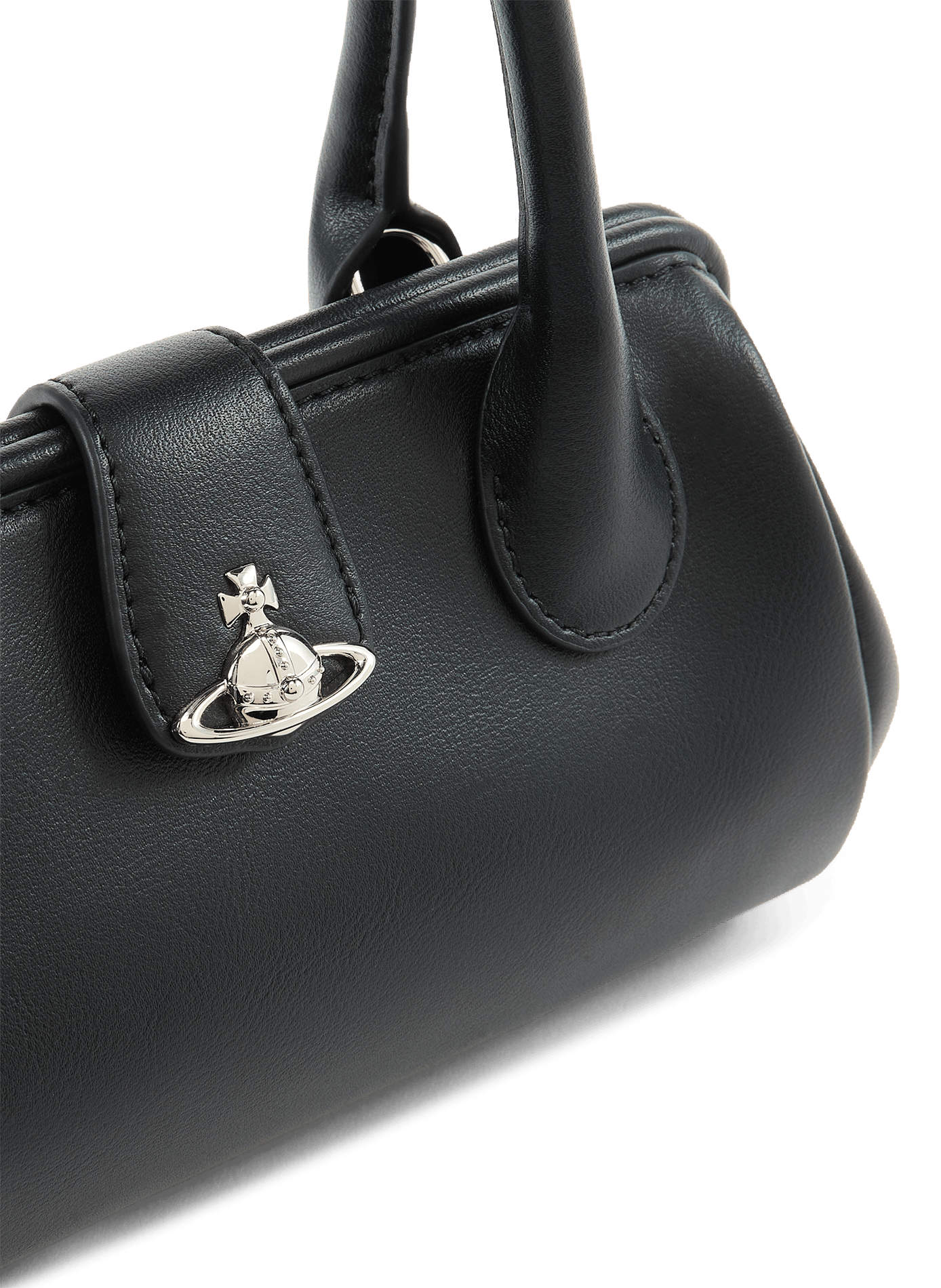 Mini sac à main uni VIVIENNE WESTWOOD Black